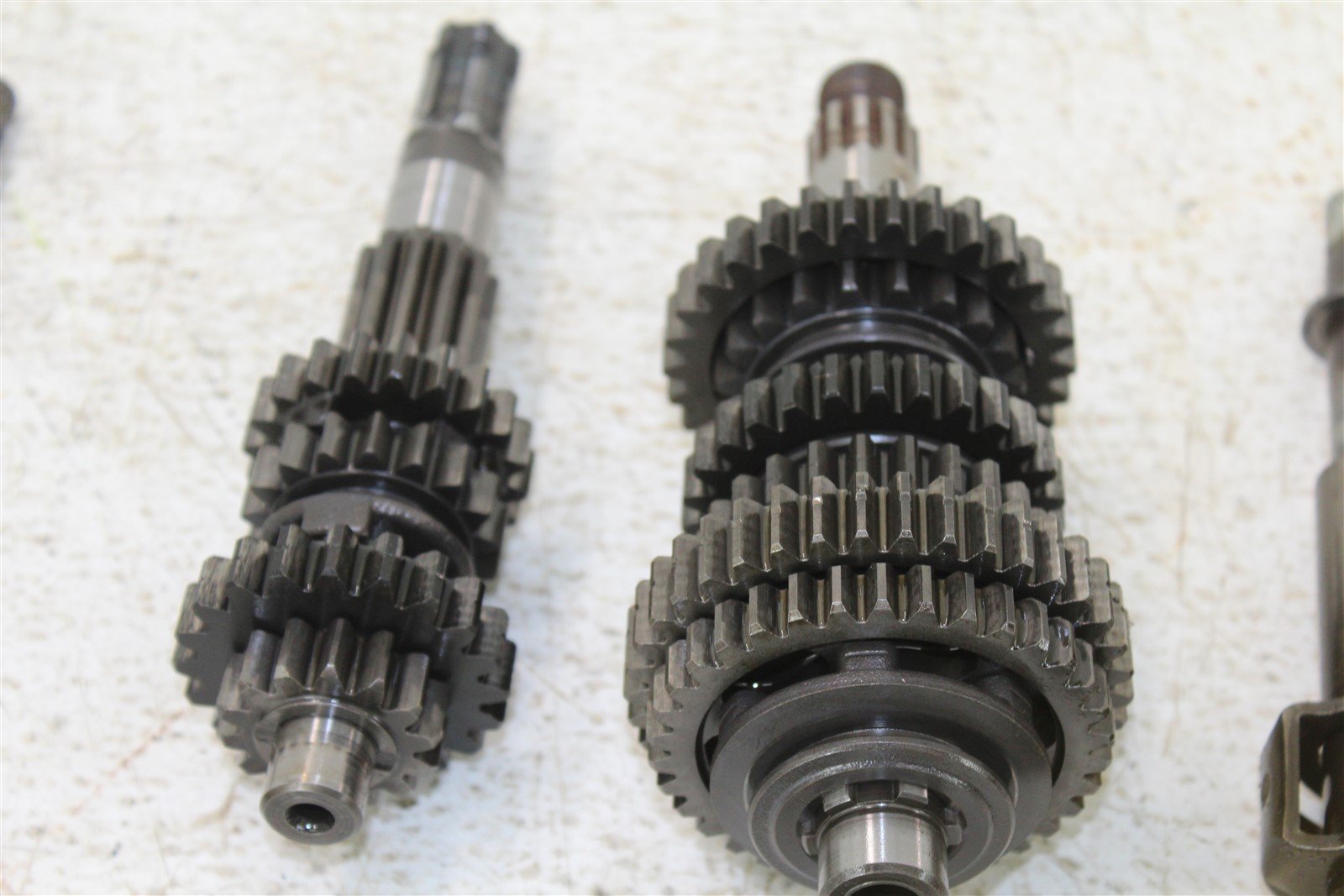 1992 Suzuki Quadrunner LT 160 Transmission Gears Shaft Shift Drum Forks