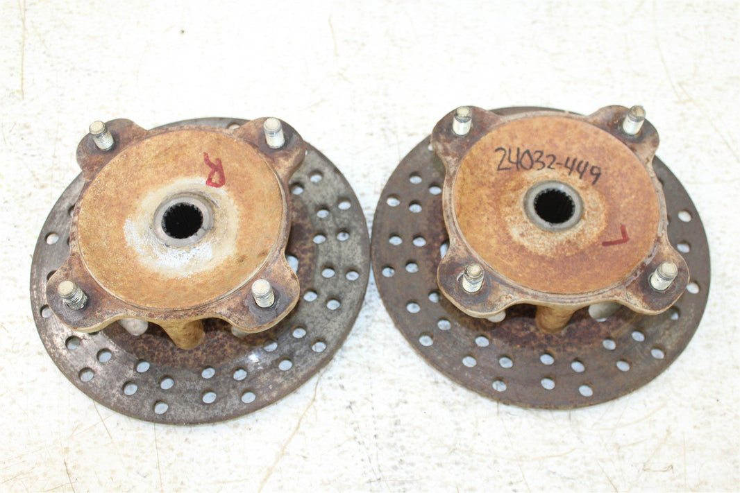 2002 Kawasaki Prairie 300 4x4 Front Hubs Brake Rotors