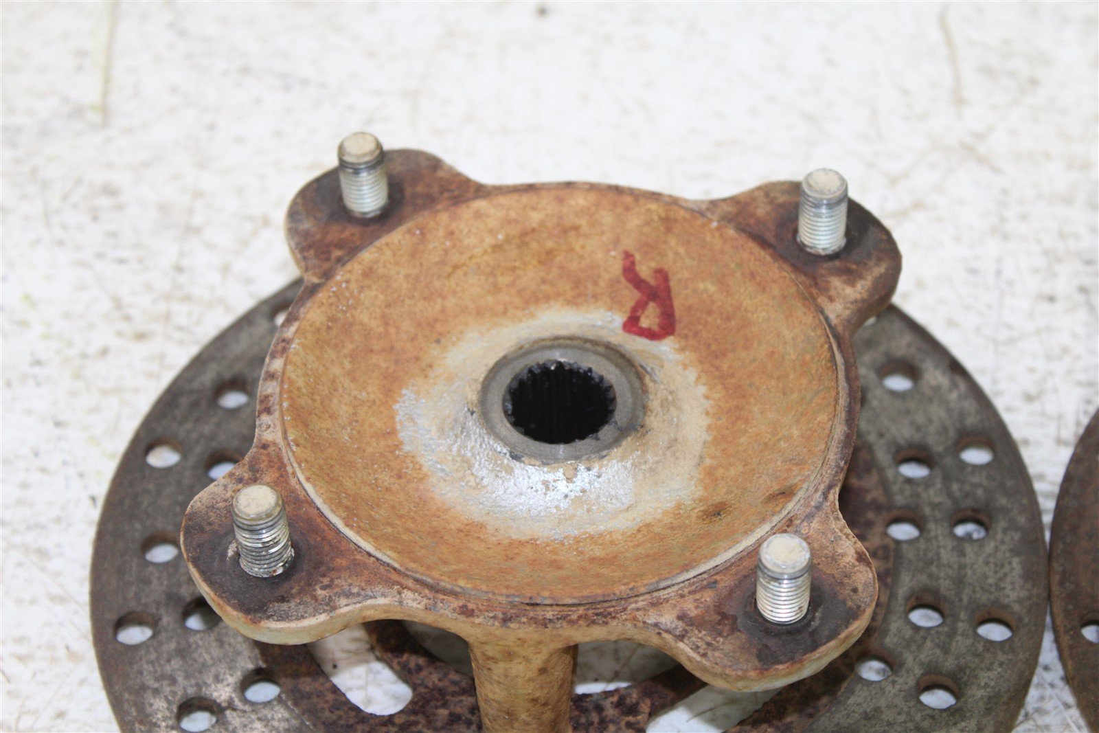 2002 Kawasaki Prairie 300 4x4 Front Hubs Brake Rotors