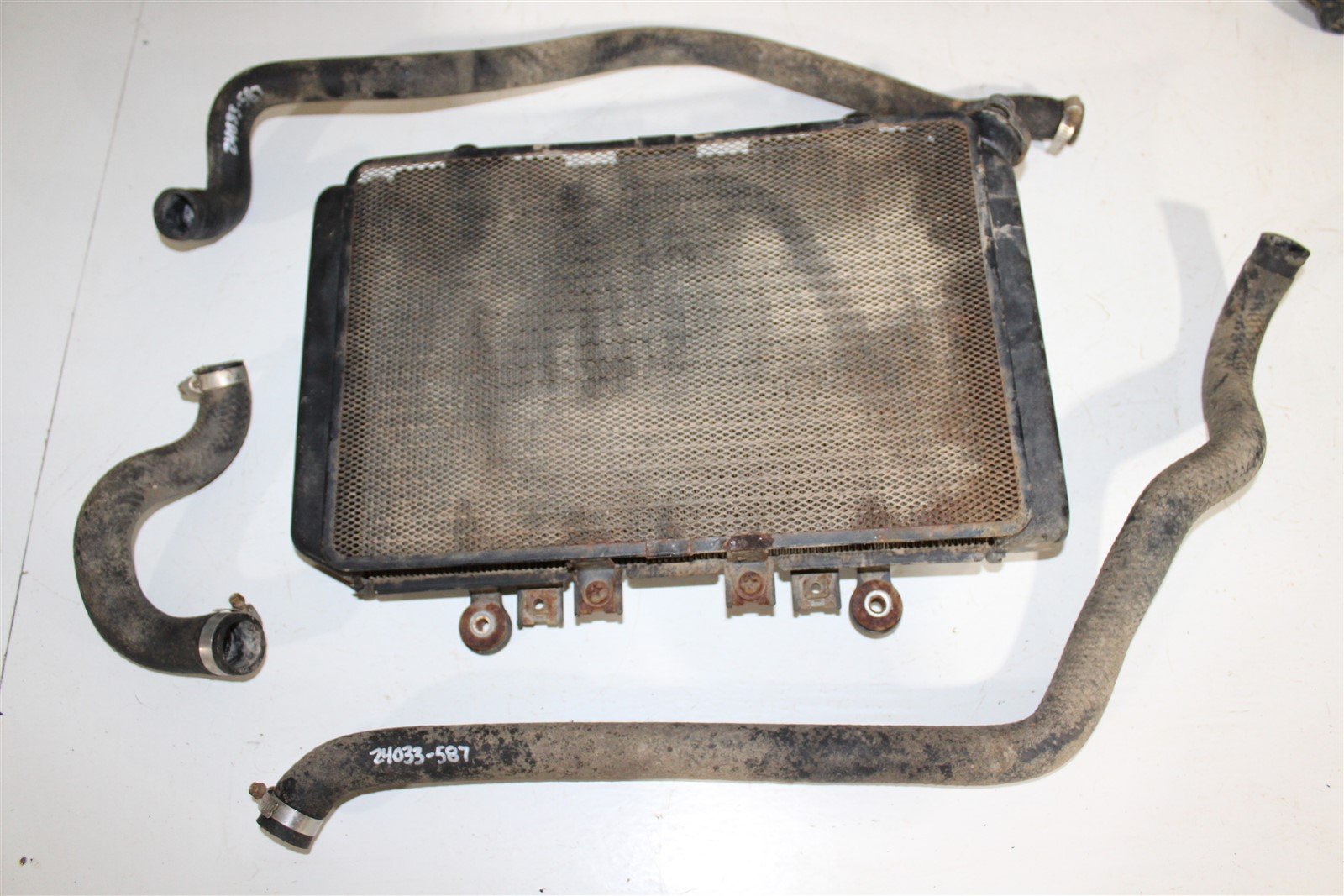 1997 Kawasaki Prairie 400 4x4 Radiator w/ Coolant Hoses