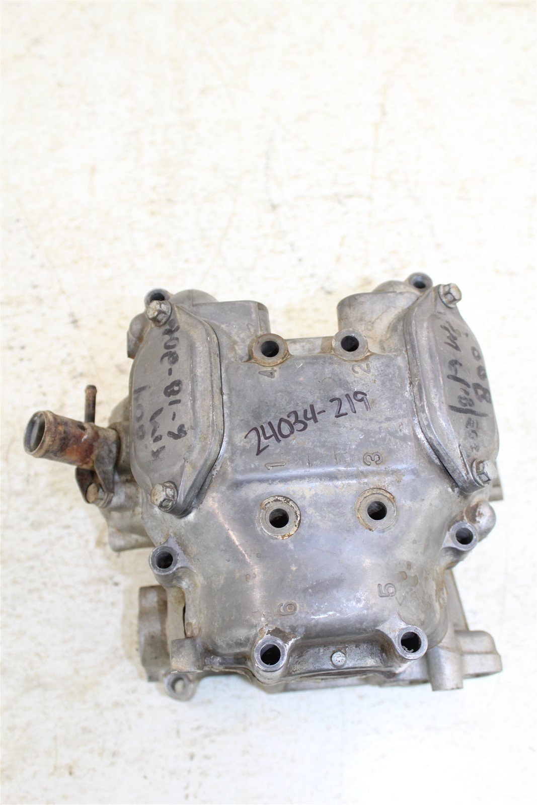 2003 Kawasaki Prairie 650 Rear Cylinder Head Valve Cover Intake Exhaust