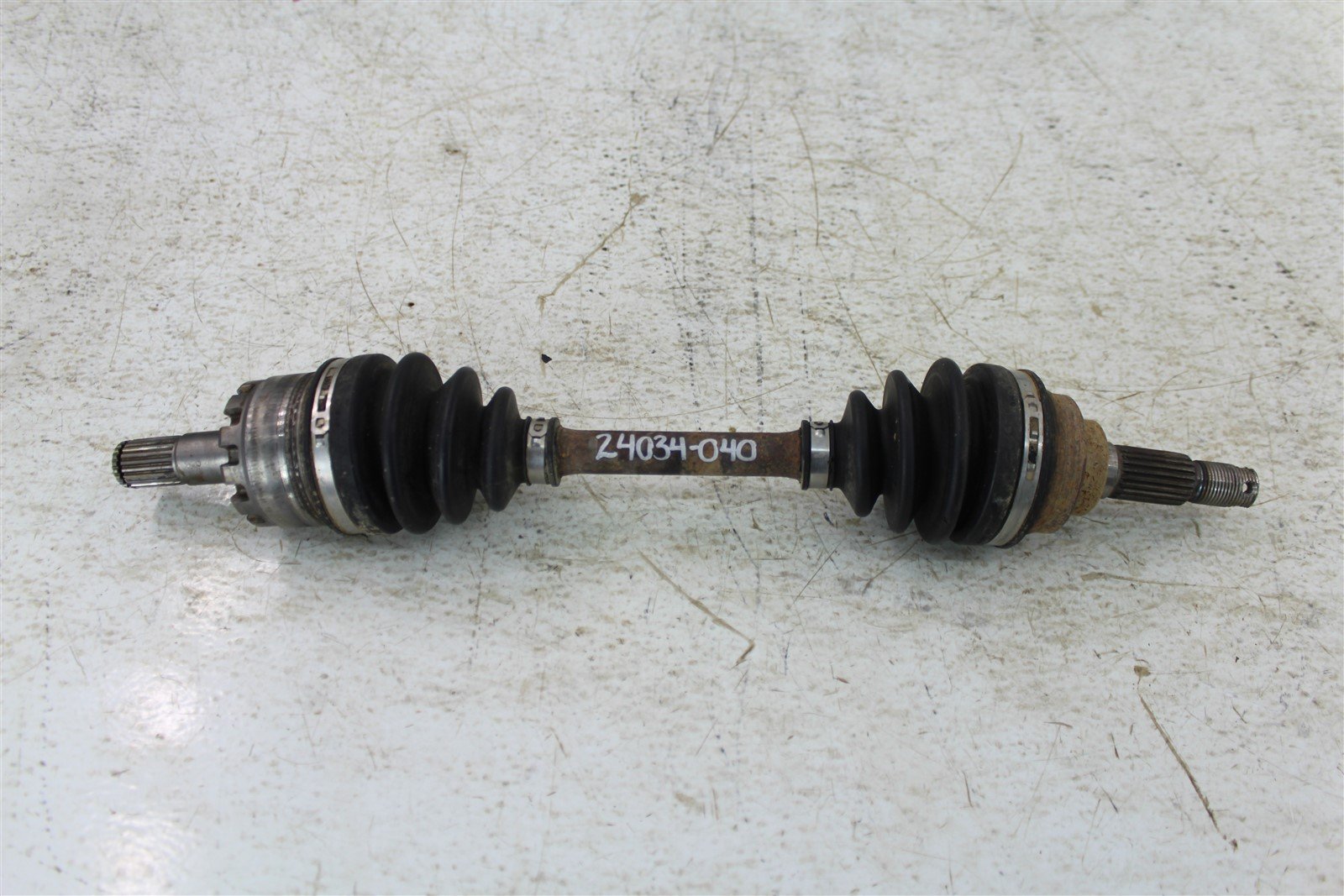 2003 Kawasaki Prairie 650 Left Front CV Axle Boot Straight