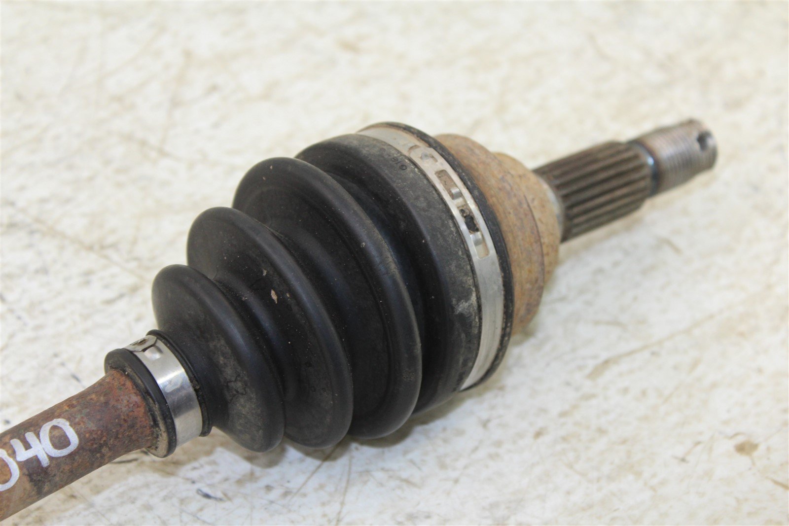 2003 Kawasaki Prairie 650 Left Front CV Axle Boot Straight