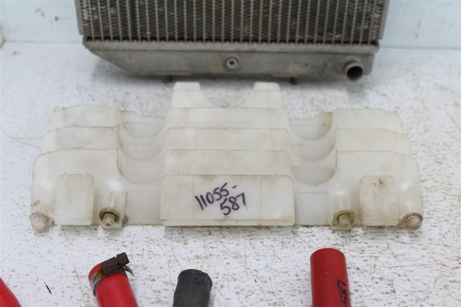 2008 Honda TRX 450ER Radiator w/ Guard Coolant Hoses