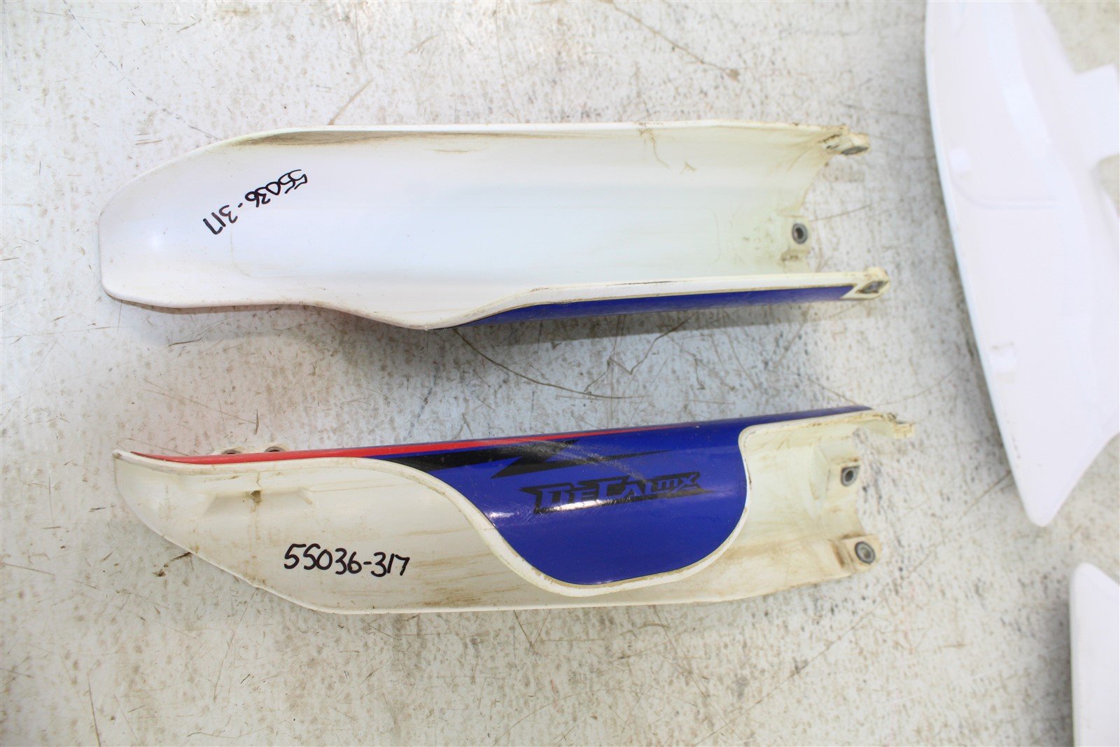 2006 Yamaha YZ 250F Fender Set Rear Front Tank Shrouds Fork Guards Number Plates