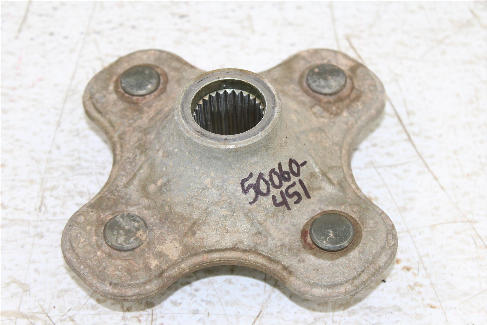 2002 Yamaha Bear Tracker 250 Rear Left Hub Wheel Mount