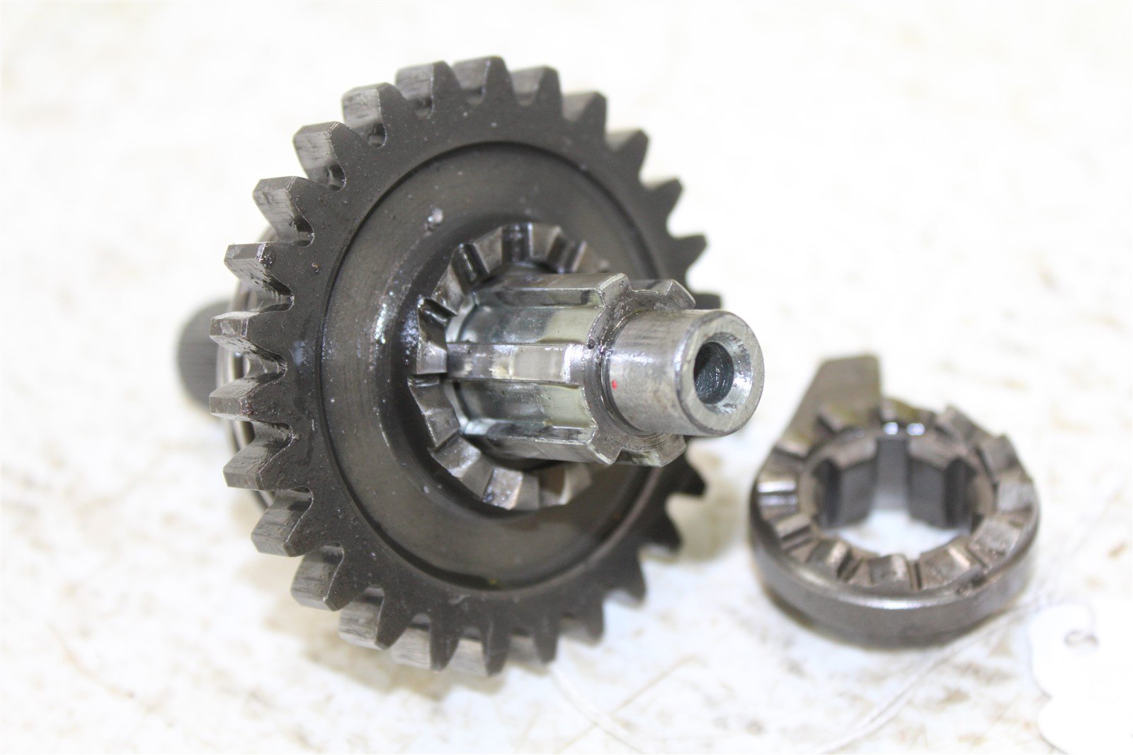 1993 Suzuki RM 125 Kick Start Shaft Spring Kicker Gear