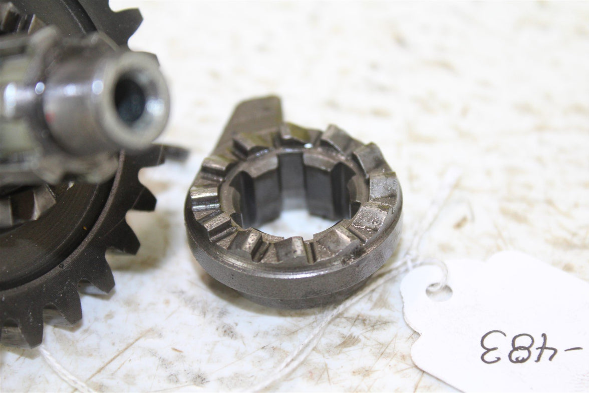 1993 Suzuki RM 125 Kick Start Shaft Spring Kicker Gear