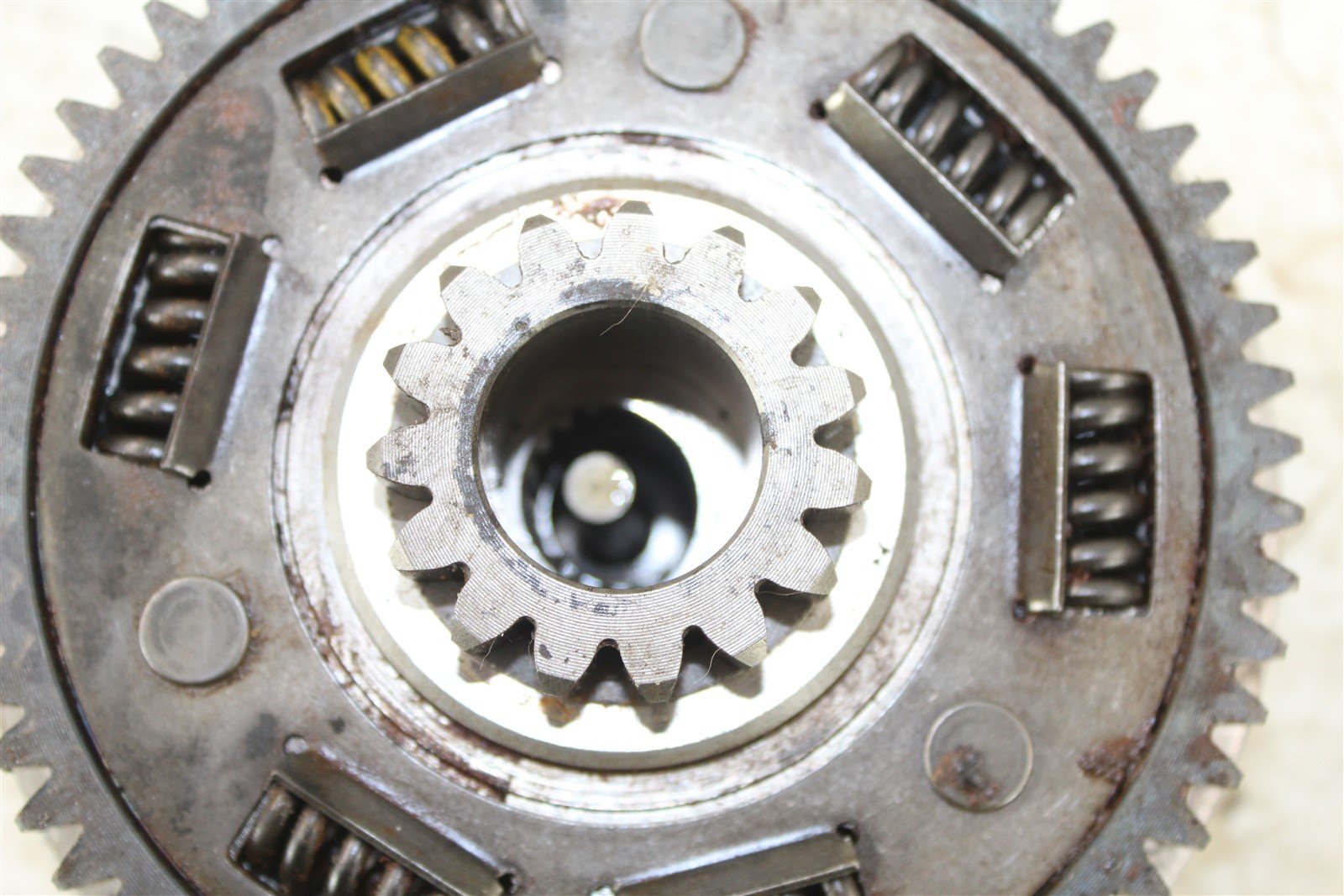 1994 Honda XR 250L Clutch Basket Inner Hub Pressure Plate