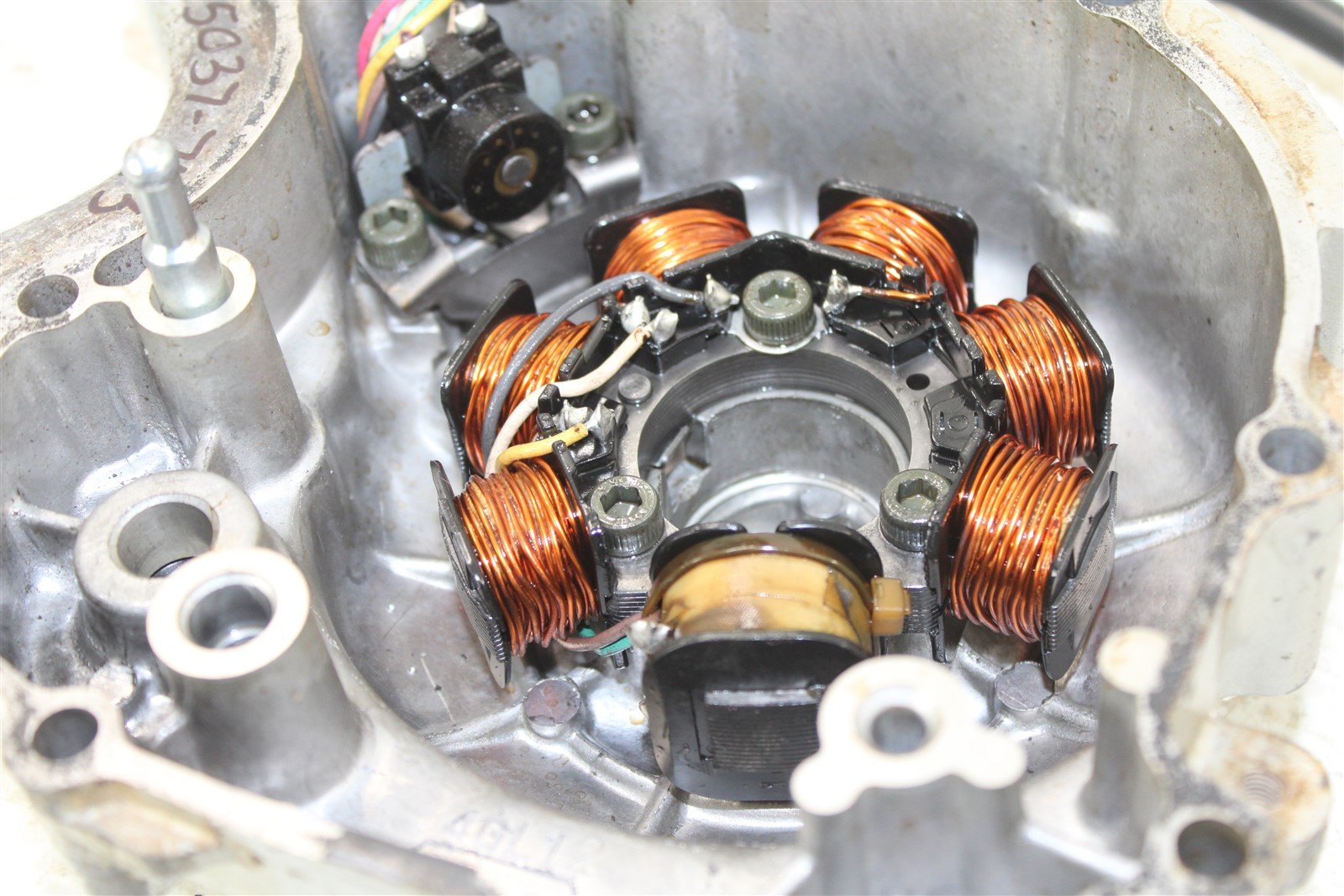 2002 Yamaha TTR 90 Stator Magneto Coil w/ Cover