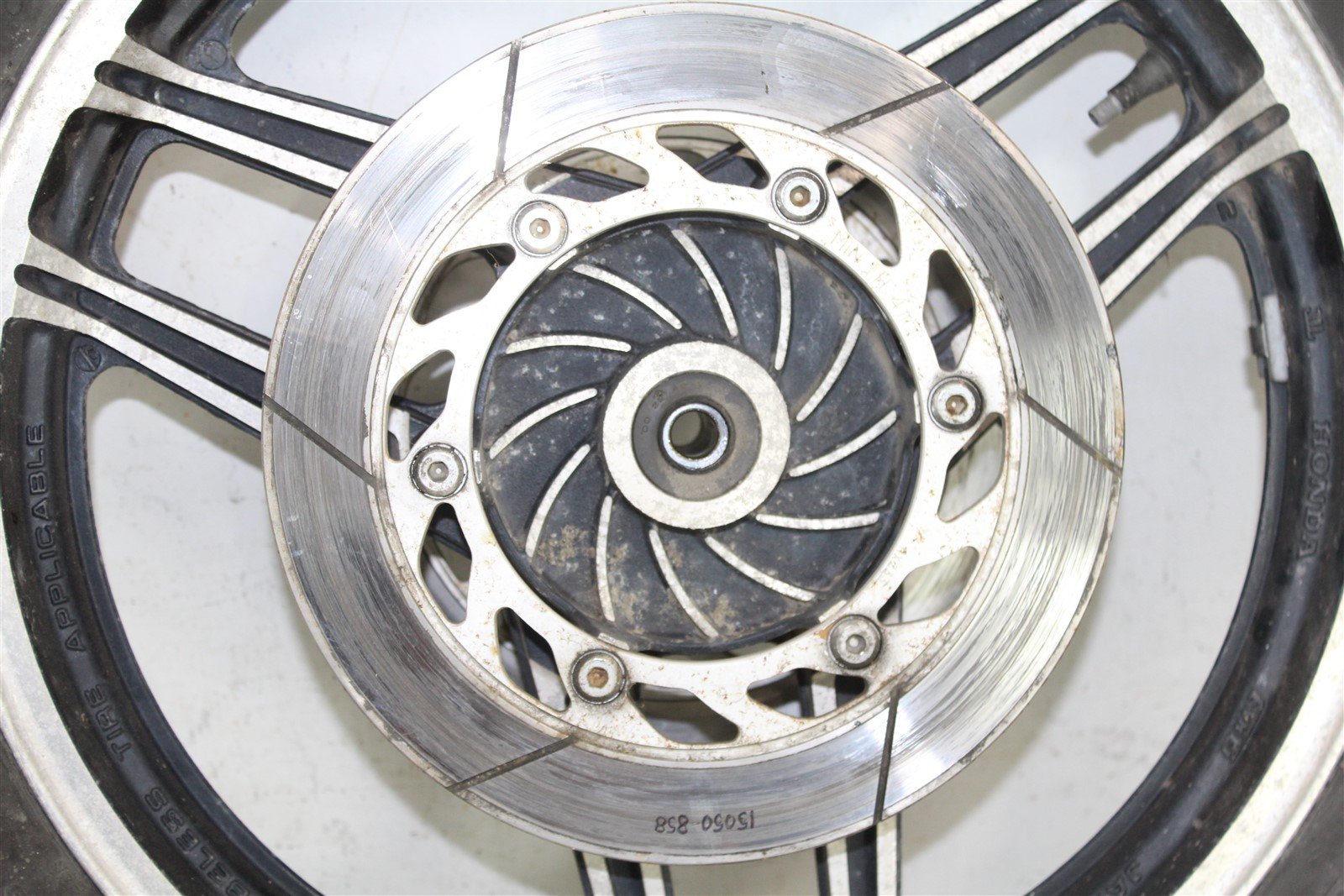 1982 Honda V45 Sabre VF750S Front Wheel Rim w/ Brake Rotors