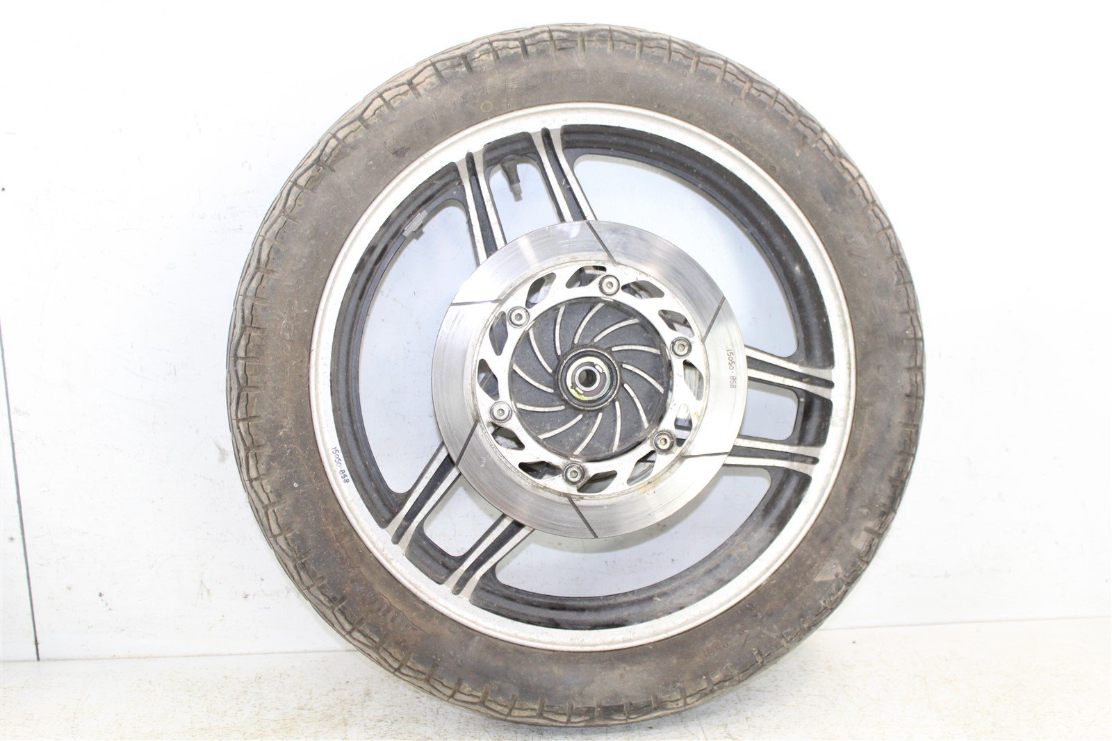 1982 Honda V45 Sabre VF750S Front Wheel Rim w/ Brake Rotors