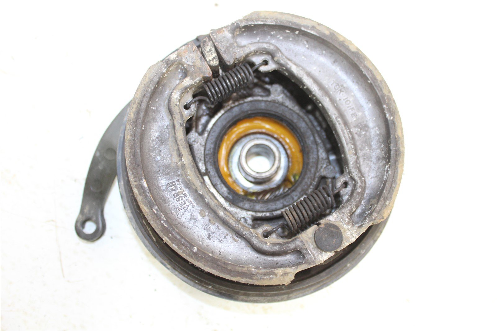 1987 Honda XL 250R Front Brake Cylinder Mount Shoes Drum Panel