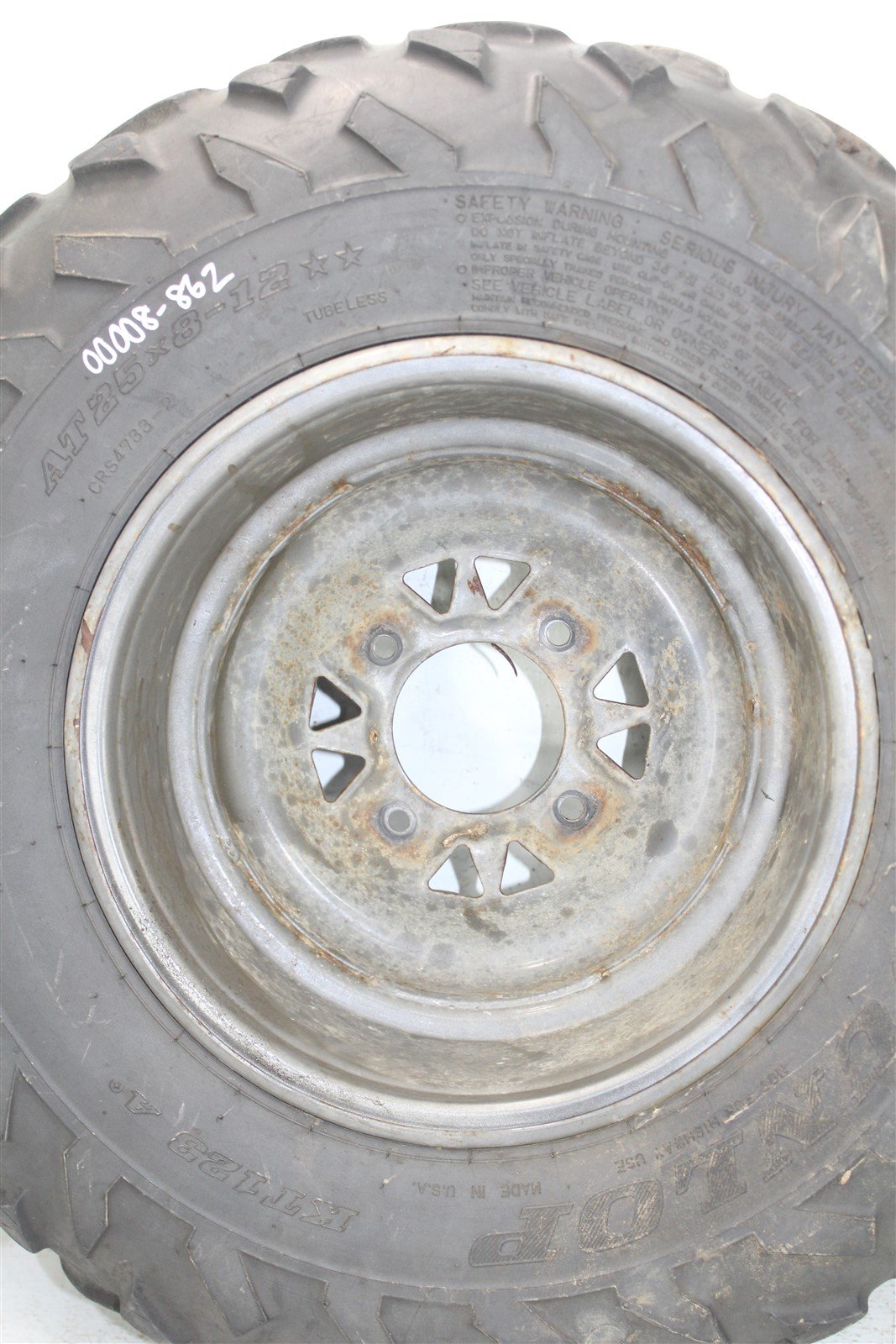 2002 Arctic Cat 400 4x4 Manual Front Wheel Set Rims