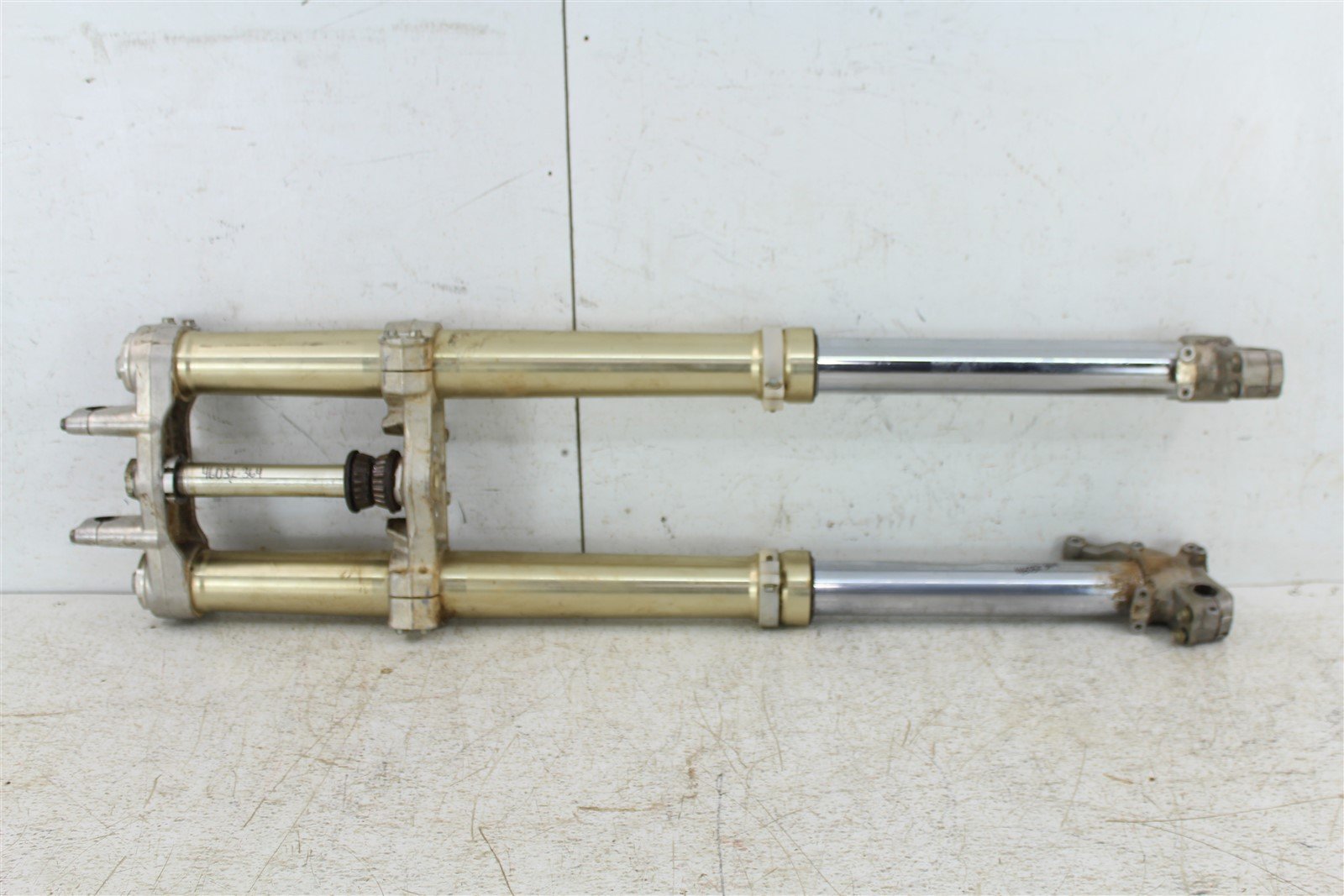 2001 Suzuki RM 125 Fork Tubes Front Suspension Triple Clamps