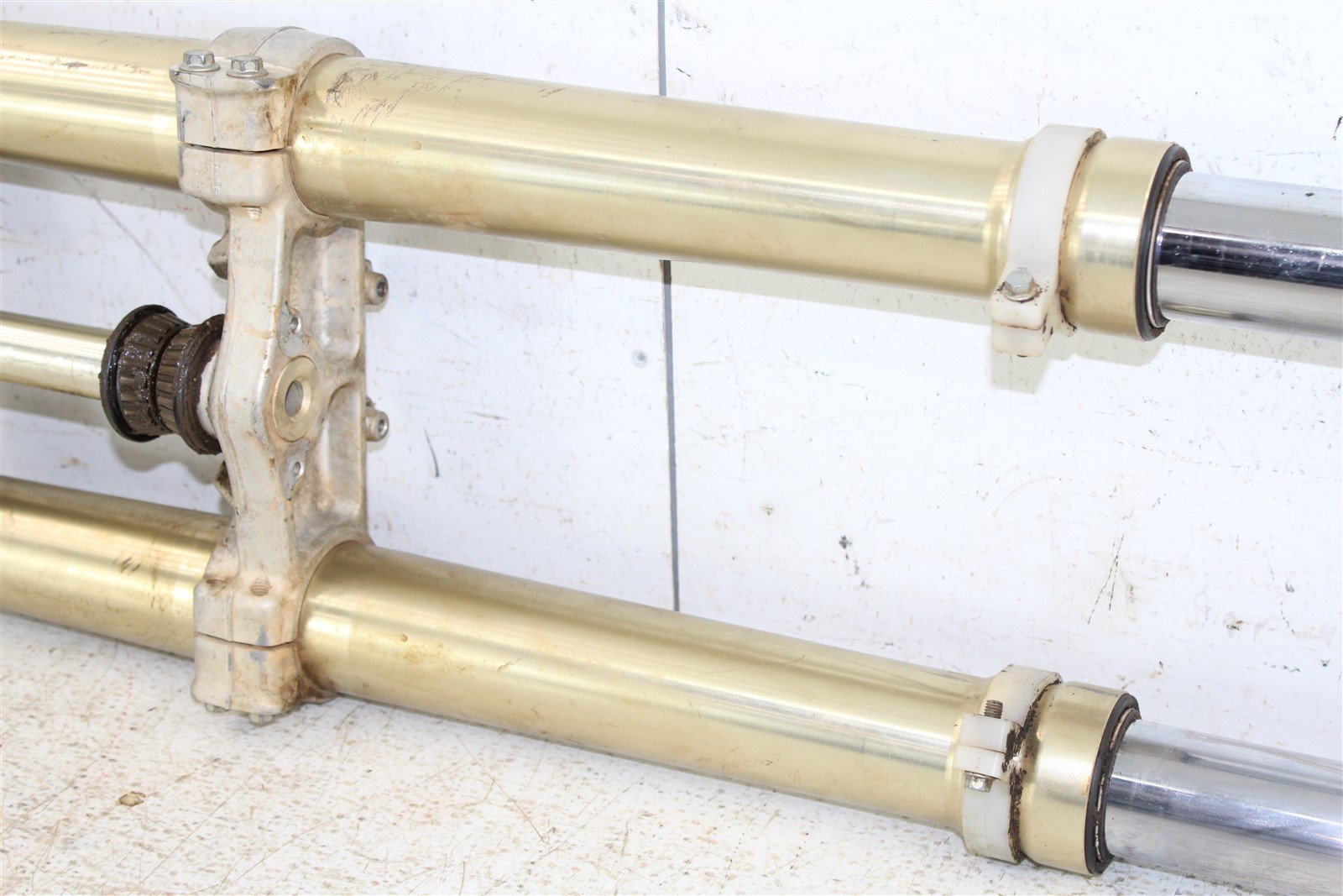 2001 Suzuki RM 125 Fork Tubes Front Suspension Triple Clamps