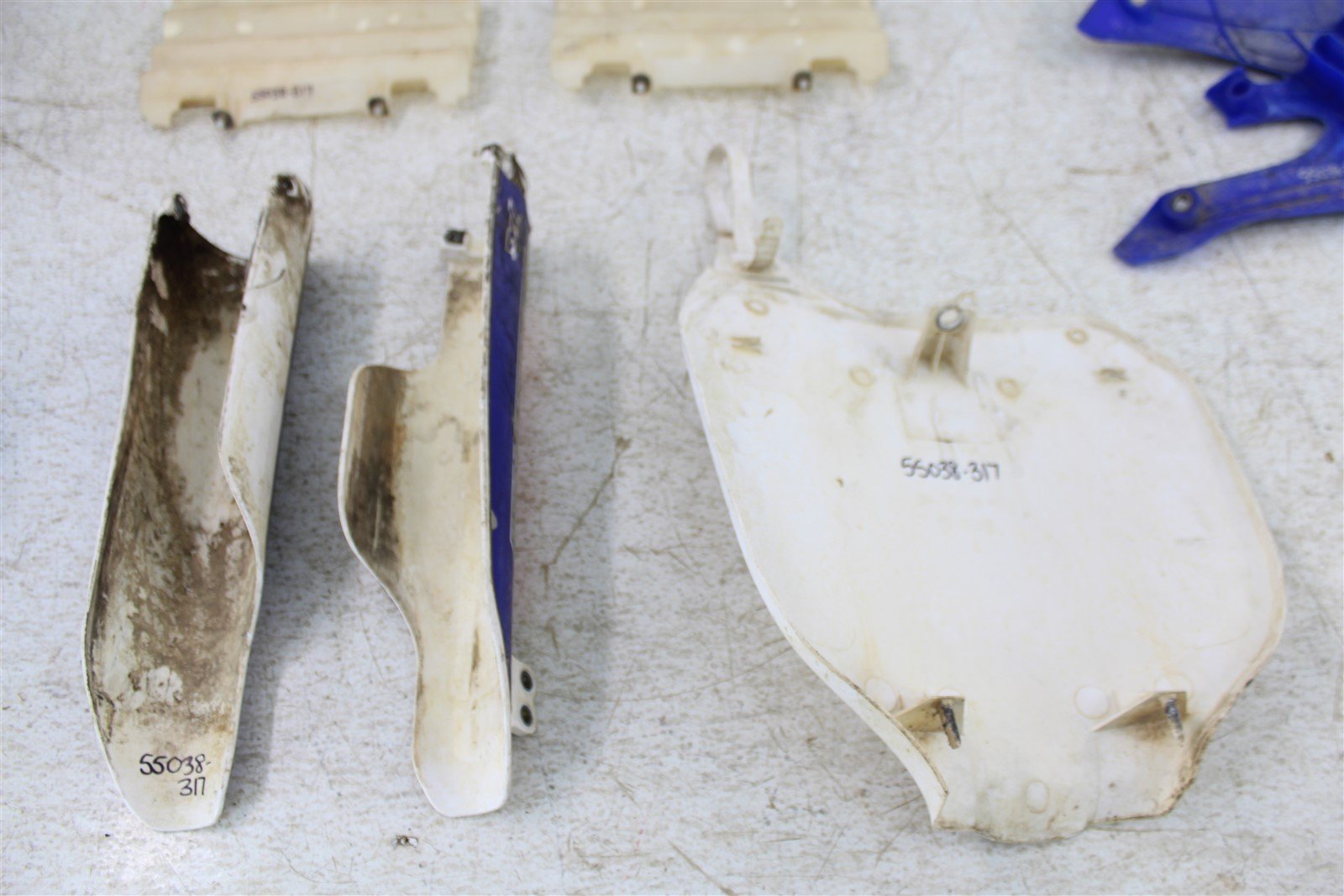 2005 Yamaha YZ 250F Fender Set Rear Front Number Plates