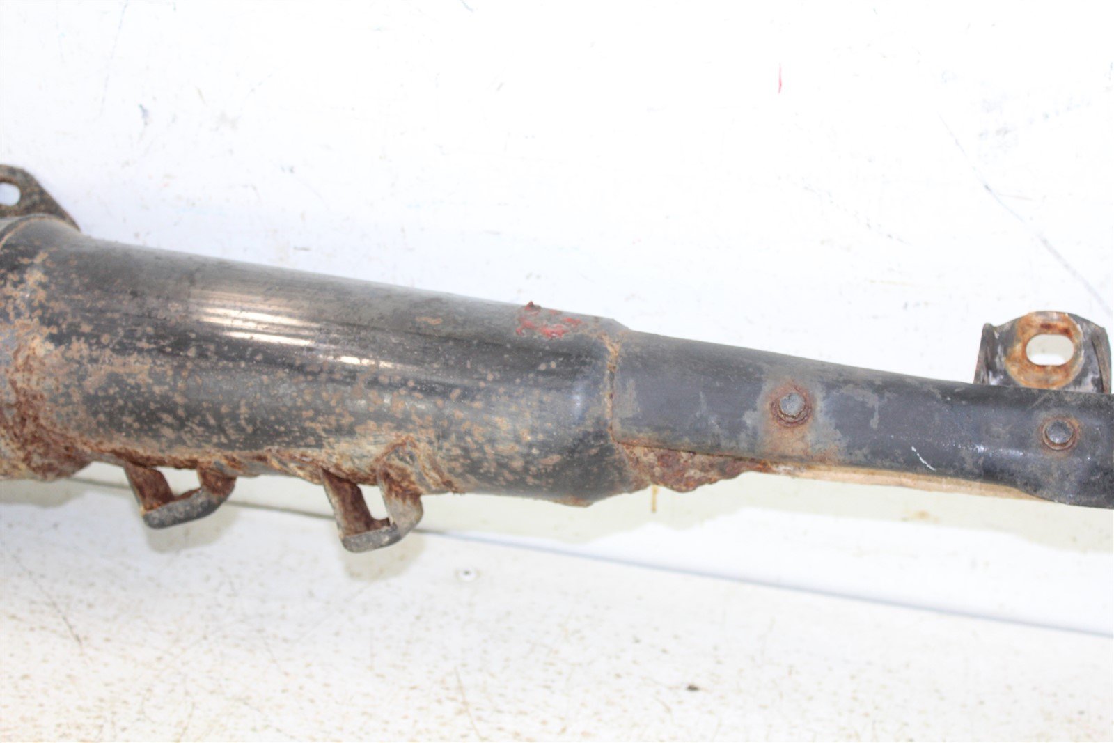 1989 Honda Fourtrax TRX 300 2x4 Exhaust Head Pipe Silencer Muffler
