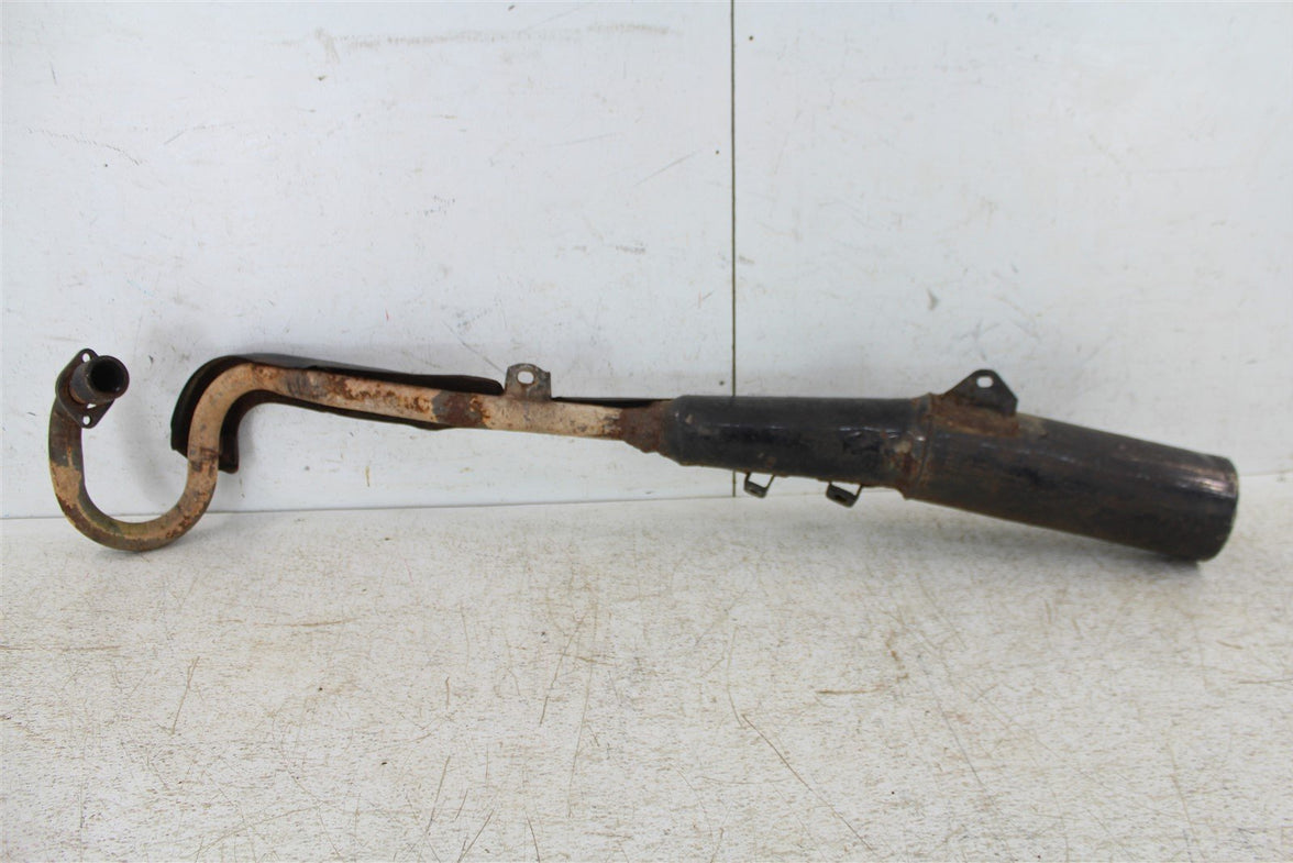 1989 Honda Fourtrax TRX 300 2x4 Exhaust Head Pipe Silencer Muffler