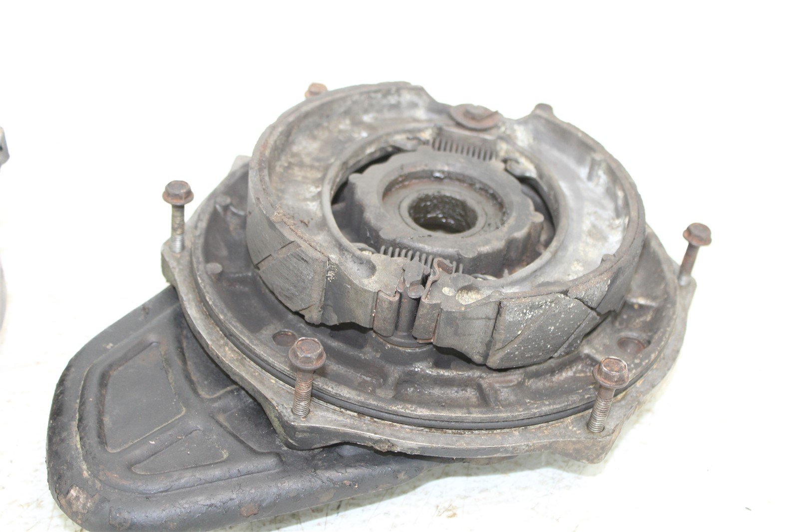 1986 Honda Fourtrax TRX 250 2x4 Rear Brake Drum Panel Hub Backing Plate w/ Cover