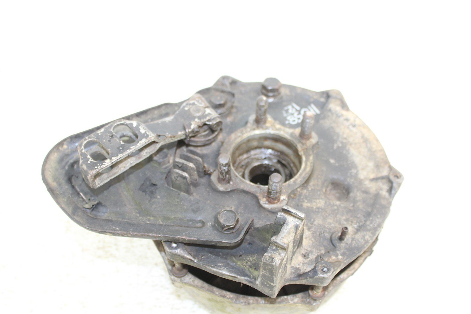 1986 Honda Fourtrax TRX 250 2x4 Rear Brake Drum Panel Hub Backing Plate w/ Cover