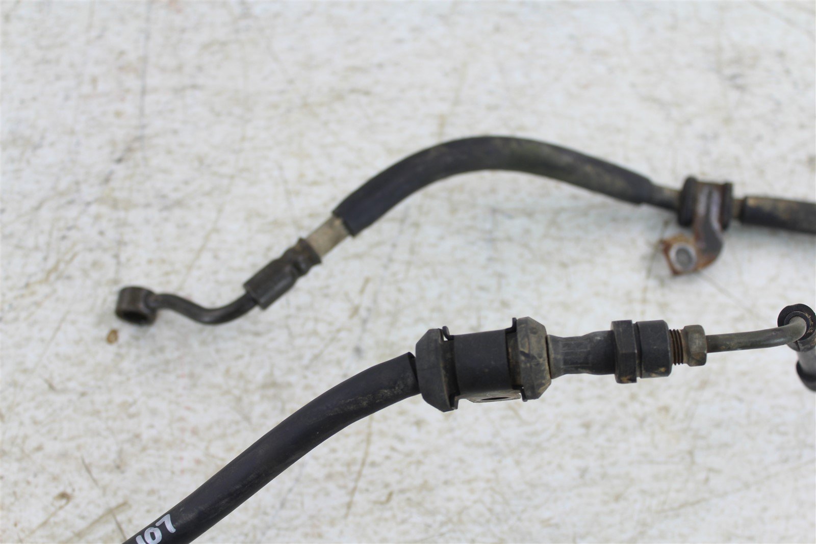 2006 Honda TRX 450ER Front Brake Hose Line