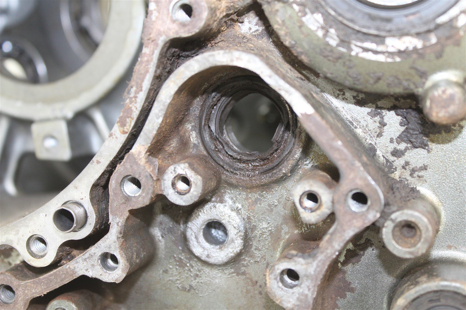 2003 Kawasaki Mojave 250 Engine Cases Crankcase Left Right