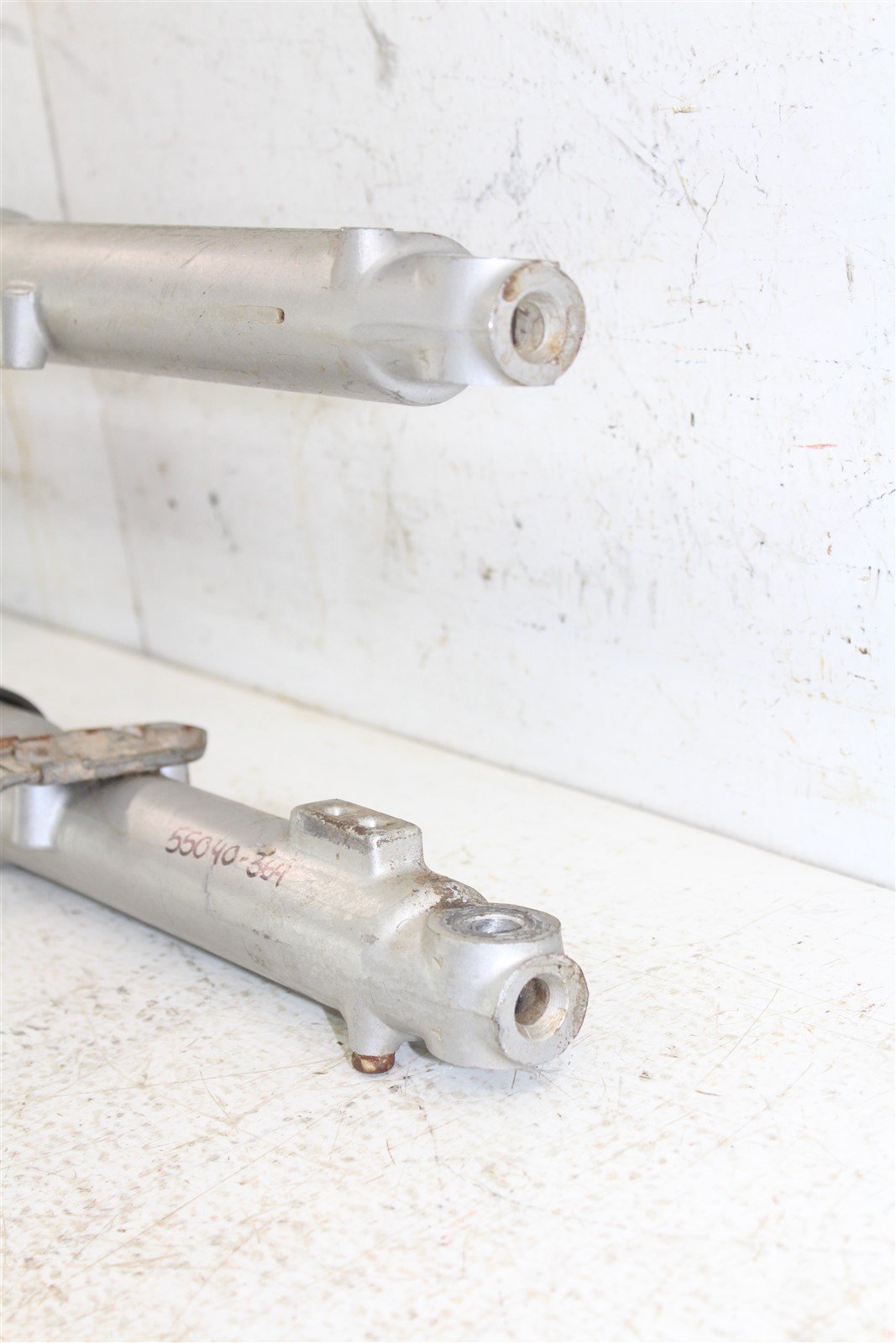 1978 Yamaha DT 100 Fork Tubes Front Suspension Triple Clamps