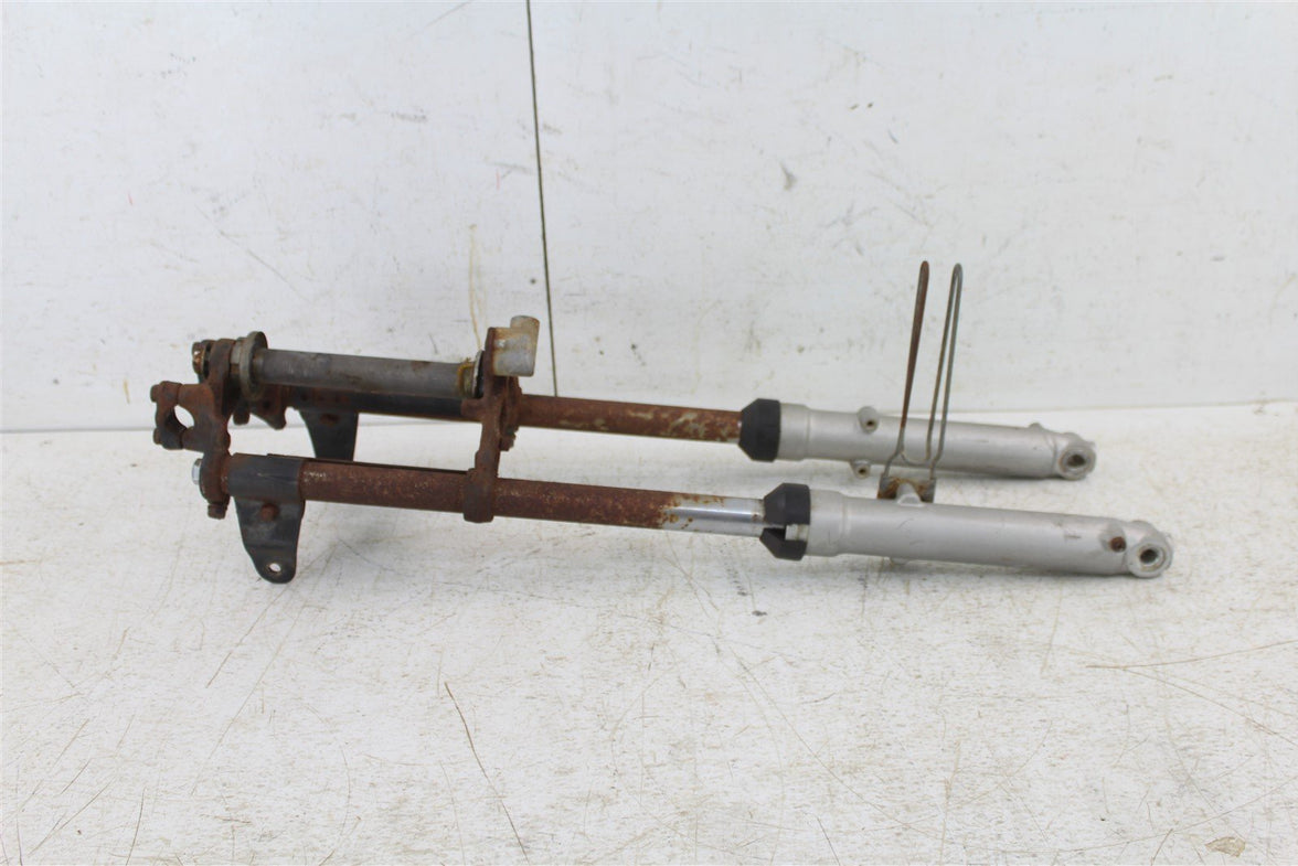 1978 Yamaha DT 100 Fork Tubes Front Suspension Triple Clamps