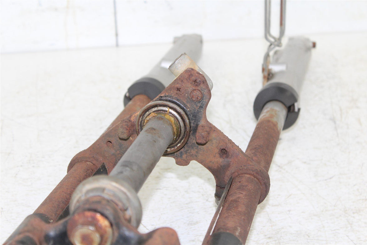 1978 Yamaha DT 100 Fork Tubes Front Suspension Triple Clamps