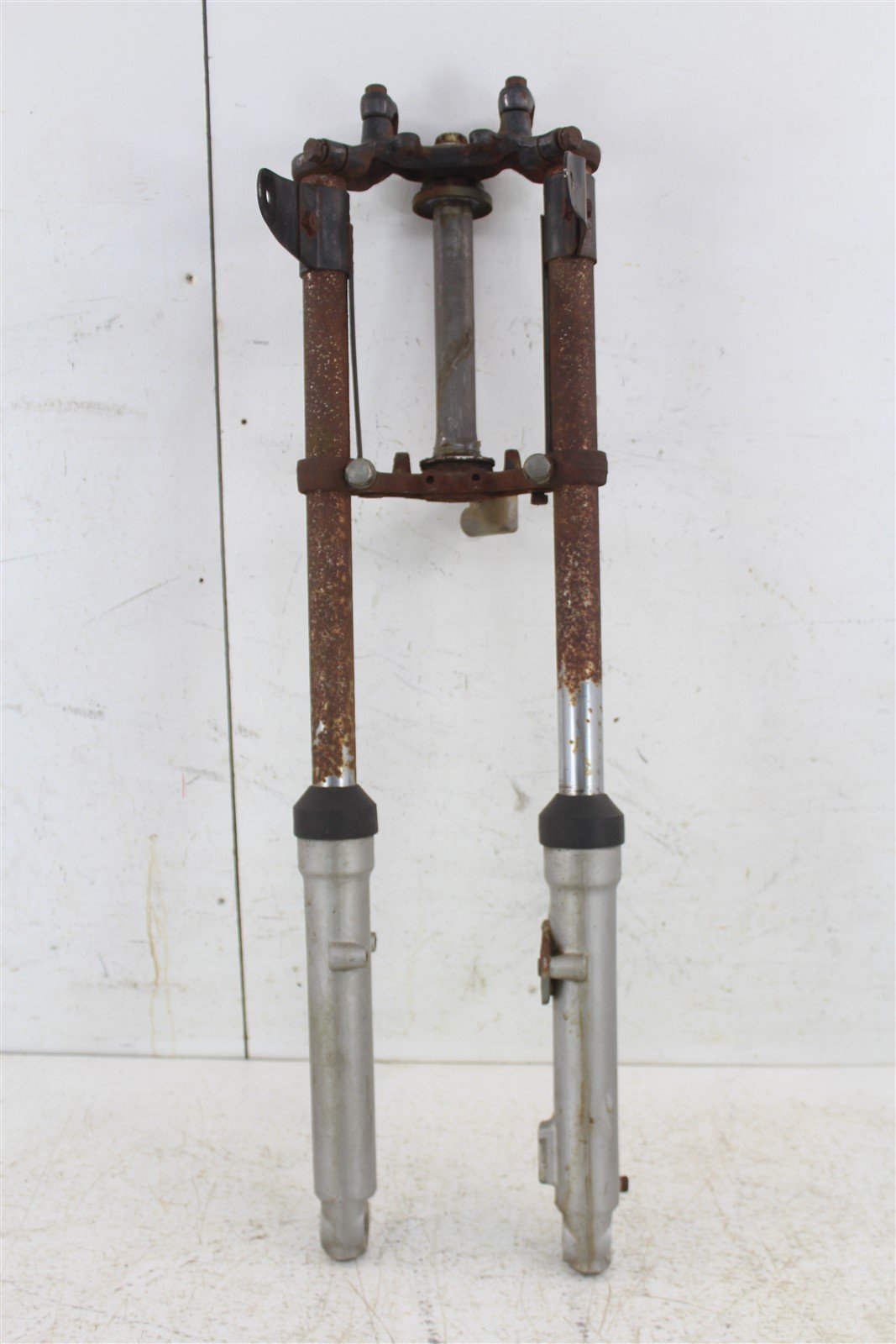 1978 Yamaha DT 100 Fork Tubes Front Suspension Triple Clamps