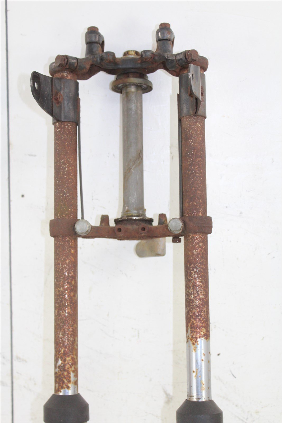 1978 Yamaha DT 100 Fork Tubes Front Suspension Triple Clamps