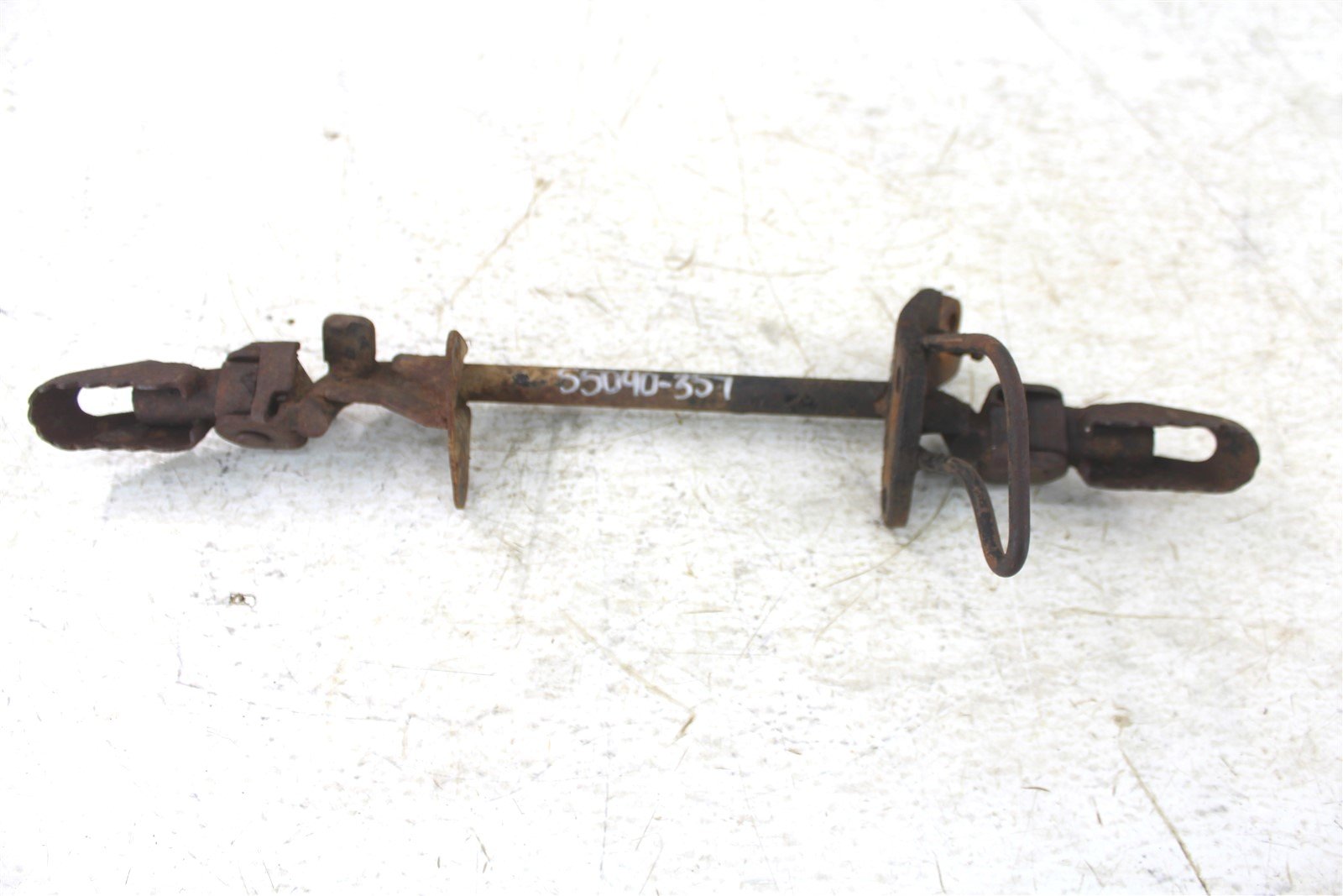1978 Yamaha DT 100 Foot Pegs Set Hardware Springs Rests