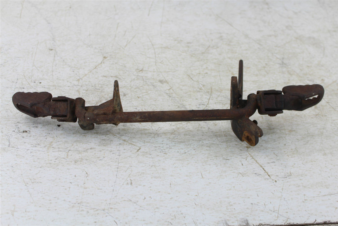 1978 Yamaha DT 100 Foot Pegs Set Hardware Springs Rests