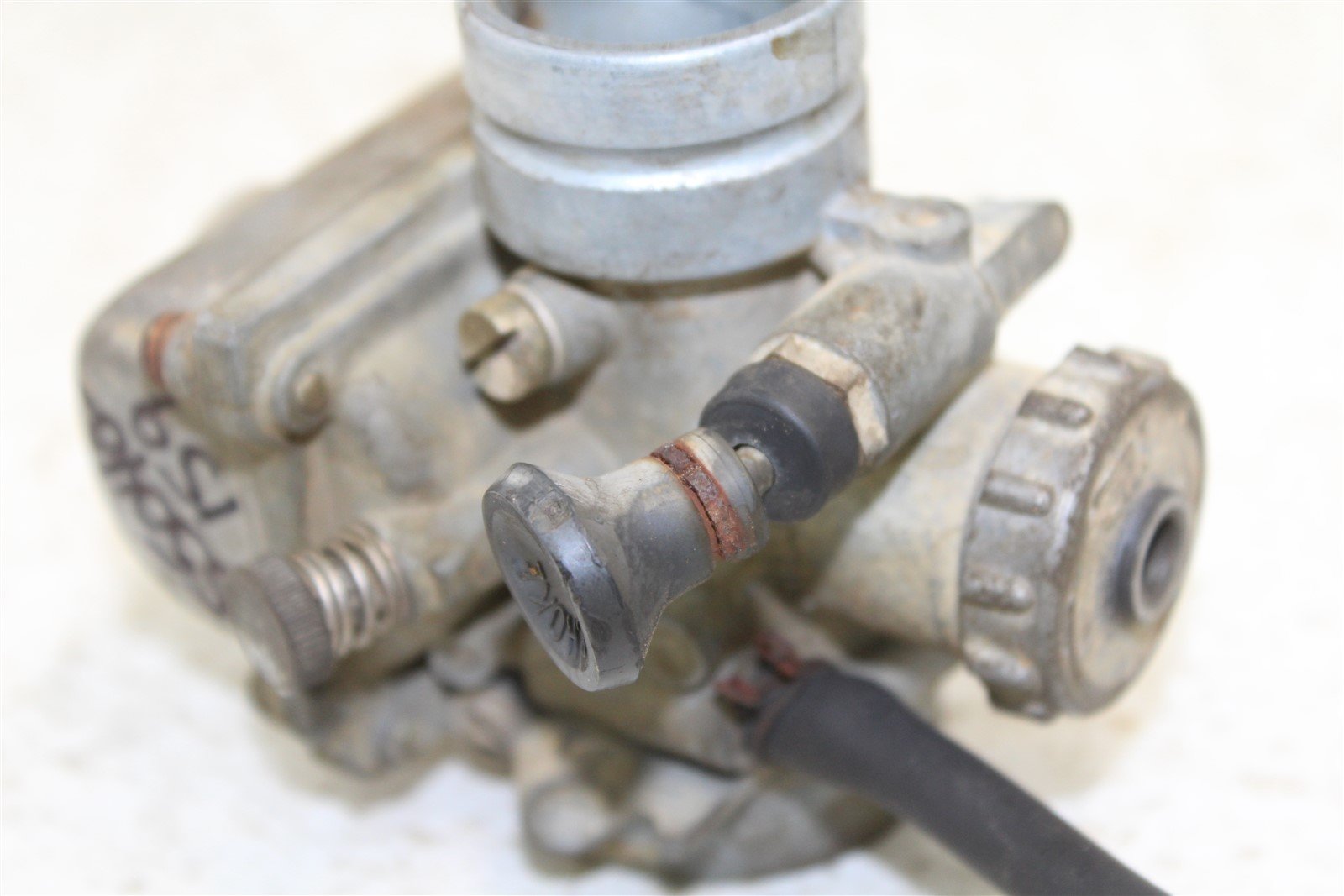 1978 Yamaha DT 100 Mikuni Carburetor Carb Fuel Intake Bowl Jets