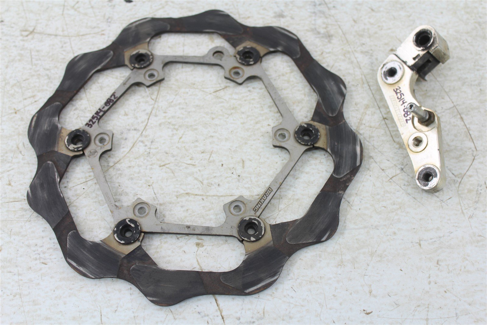 2013 KTM 450 SX-F Braking Oversized Front Floating Brake Rotor Disc w/ Mount