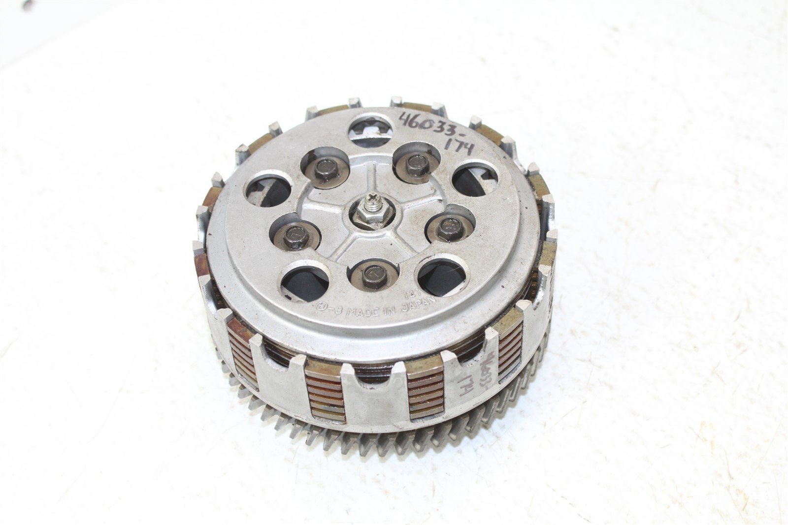 1986 Suzuki SP 200 Clutch Basket Inner Hub Pressure Plate