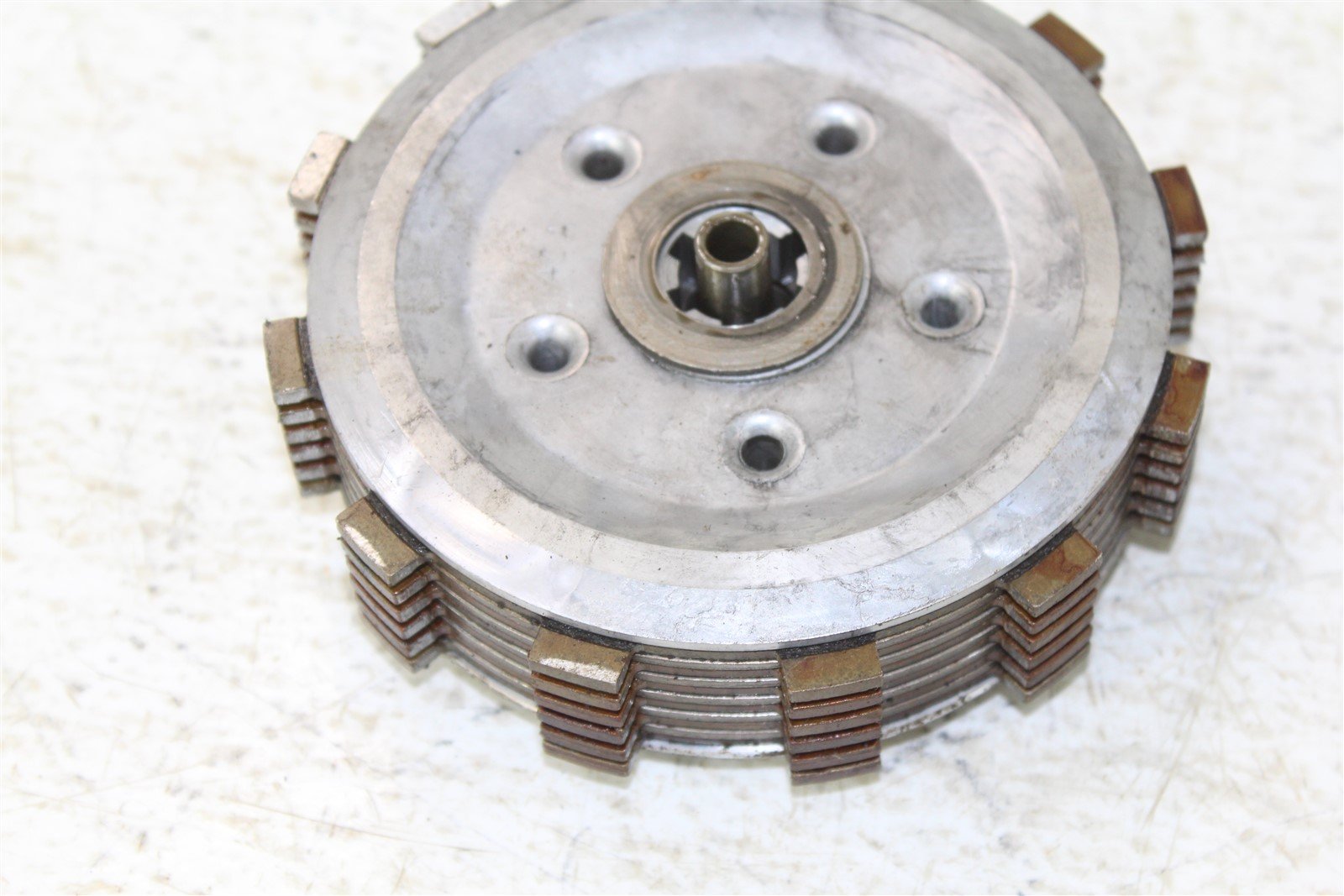 1986 Suzuki SP 200 Clutch Basket Inner Hub Pressure Plate