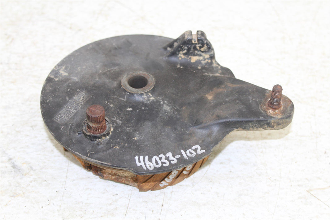 1986 Suzuki SP 200 Rear Brake Drum Mount Shoes Panel