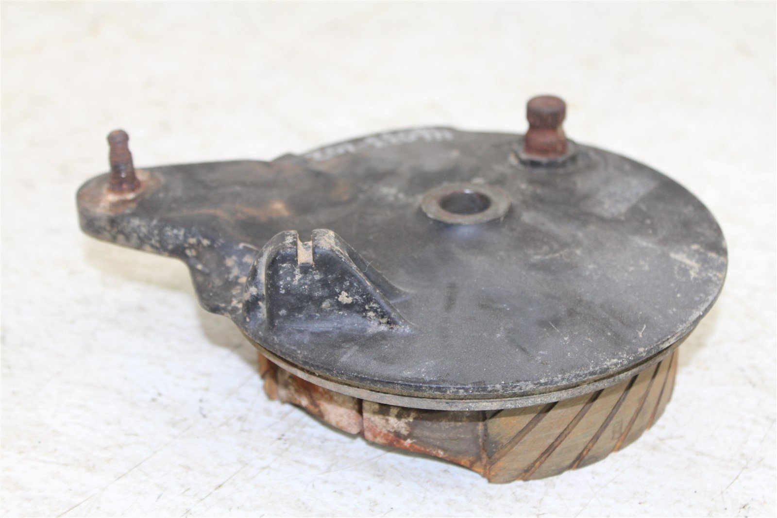 1986 Suzuki SP 200 Rear Brake Drum Mount Shoes Panel