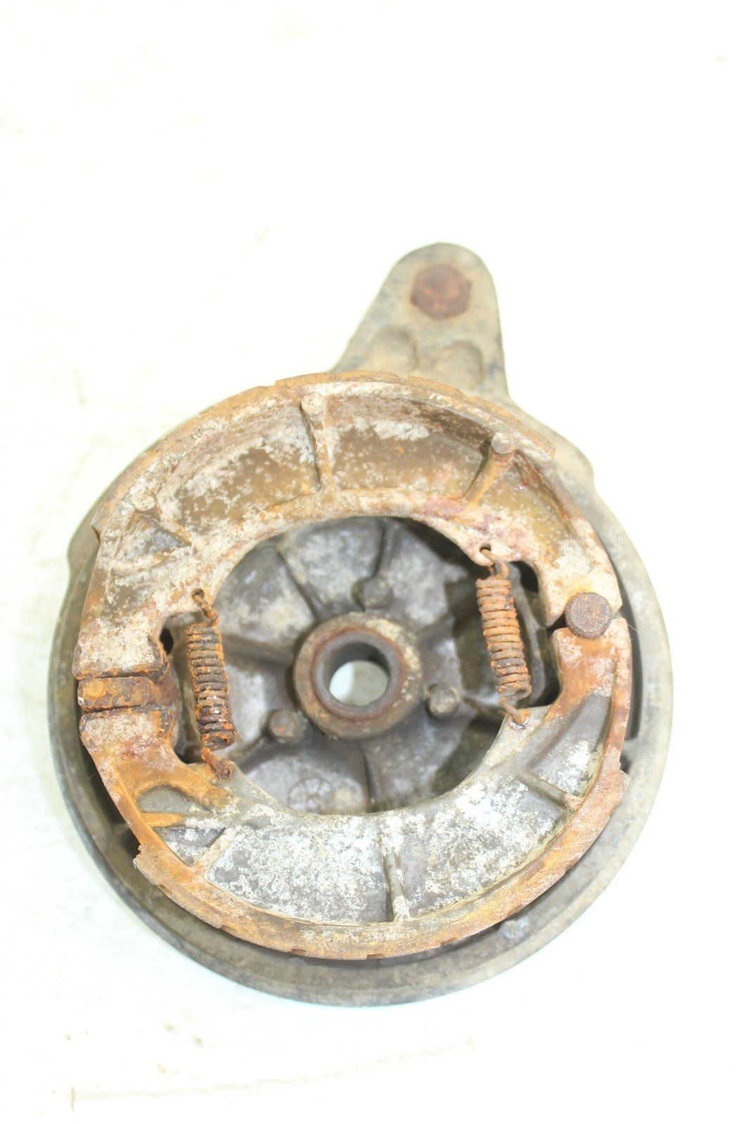 1986 Suzuki SP 200 Rear Brake Drum Mount Shoes Panel
