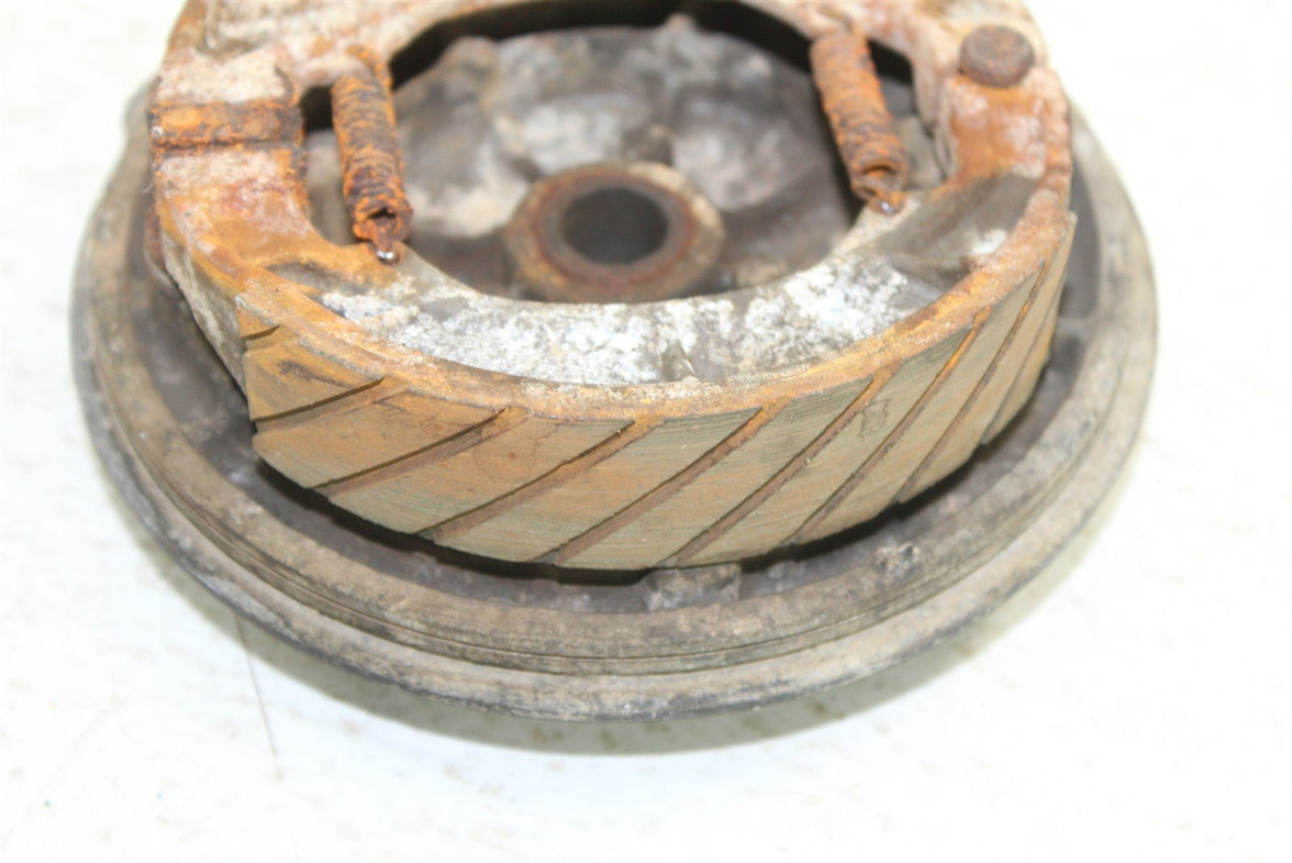 1986 Suzuki SP 200 Rear Brake Drum Mount Shoes Panel