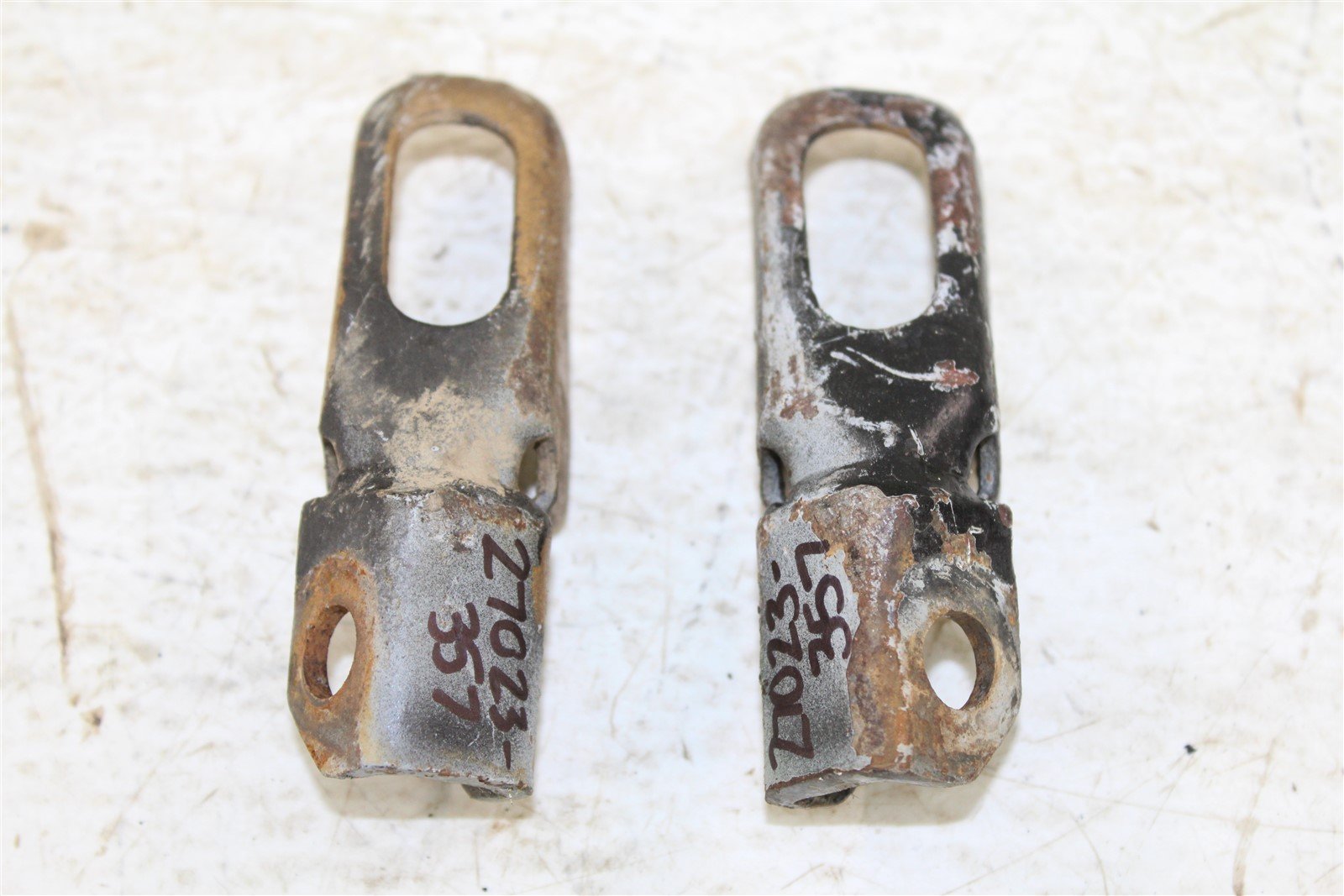 1984 Kawasaki KX 125 Foot Pegs Set Rests