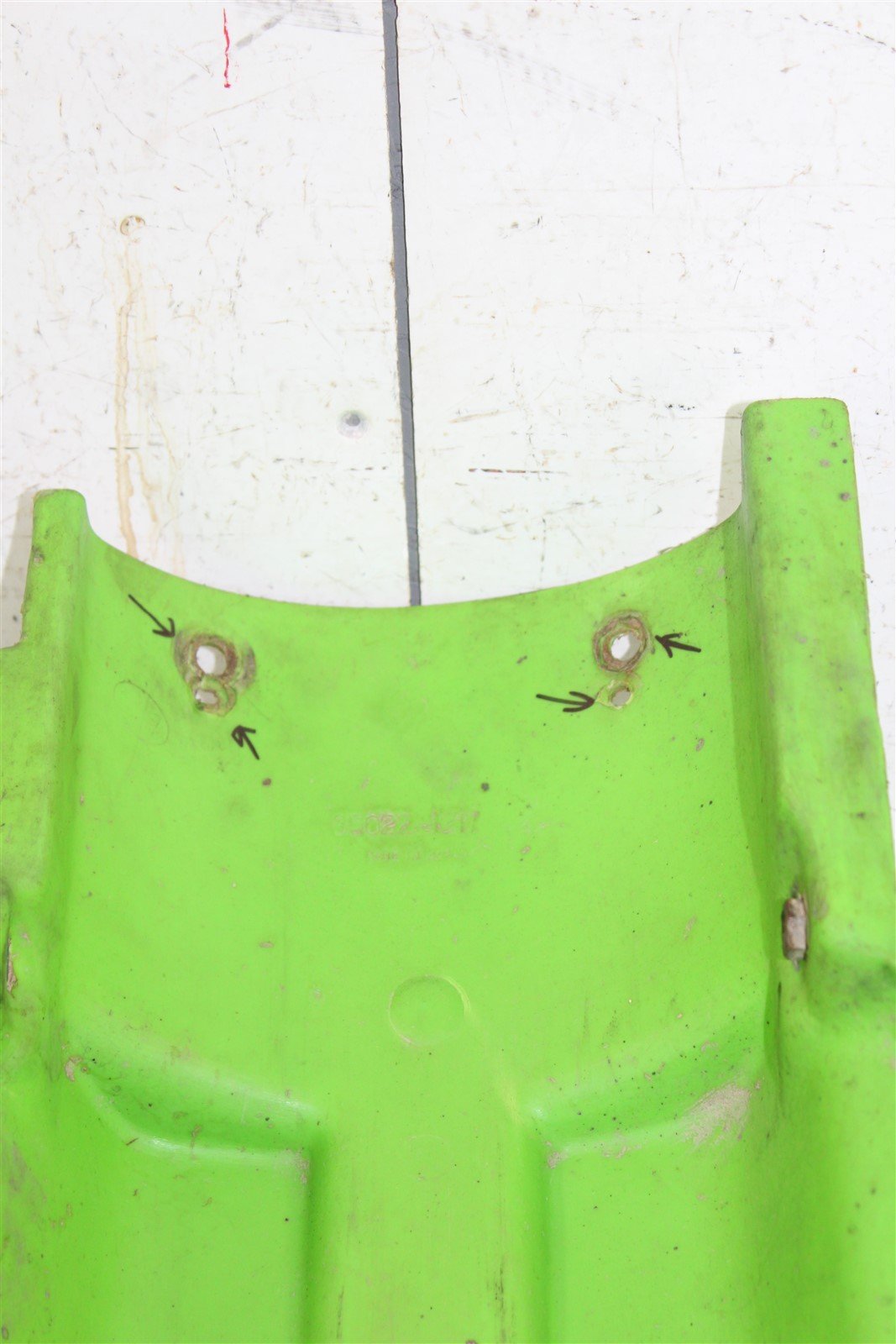 1986 Kawasaki KX 125 Rear Fender Plastic