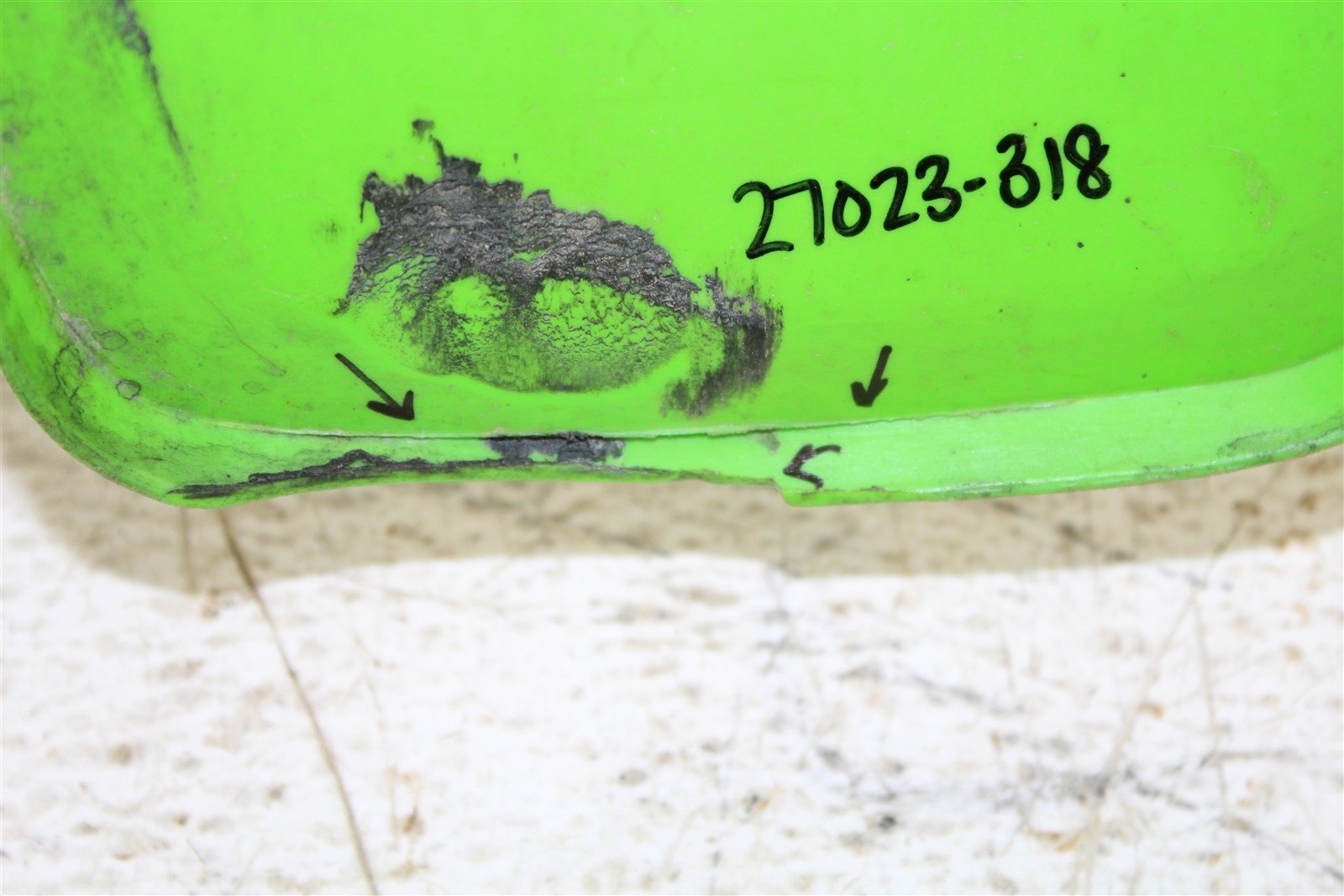 1986 Kawasaki KX 125 Rear Fender Plastic