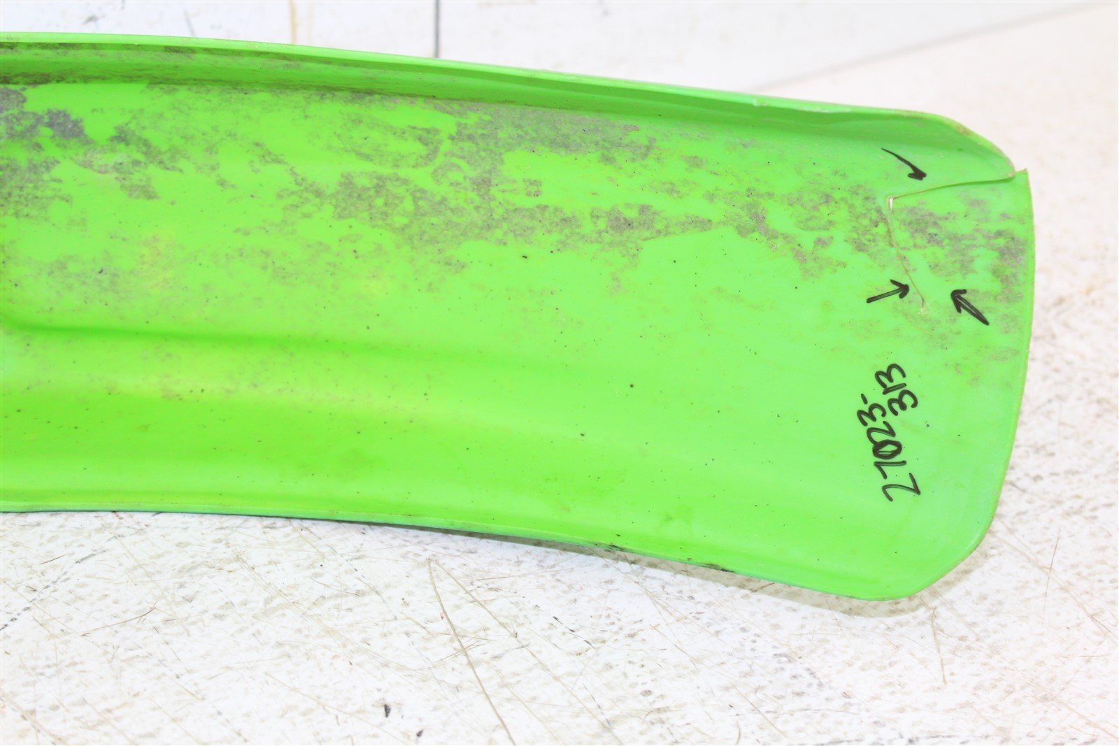 1984 Kawasaki KX 125 Front Fender Plastic