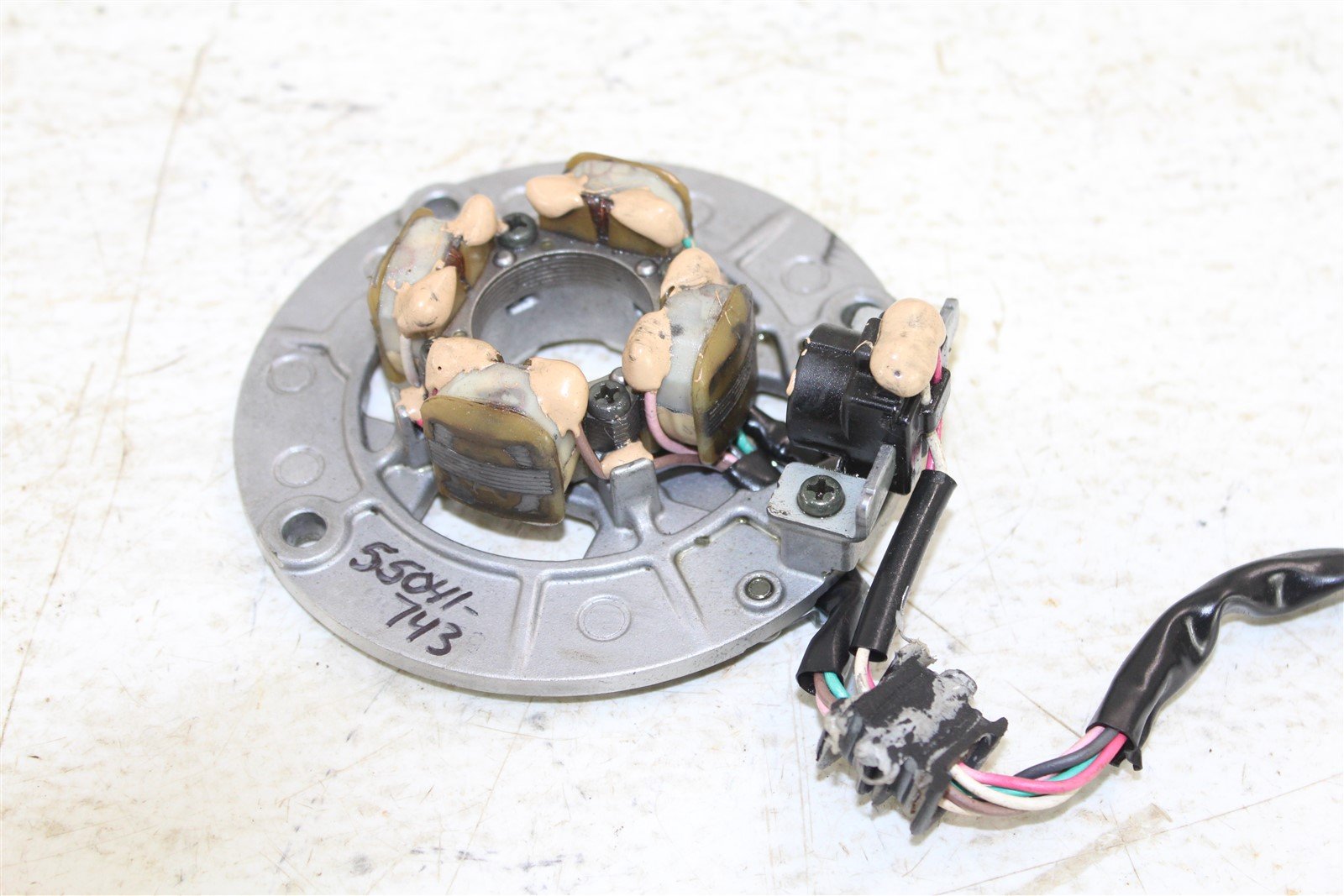 1999 Yamaha YZ 400F Stator Plate Magneto Coil