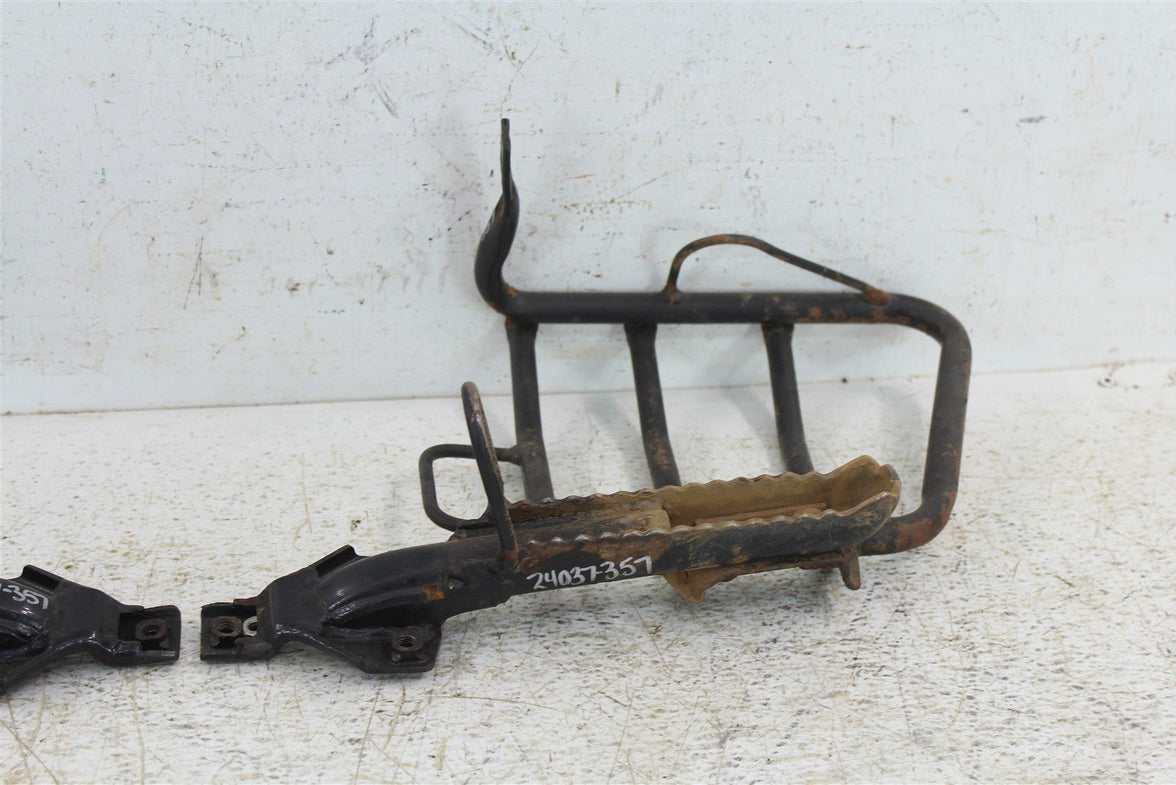 2005 Kawasaki Bayou 250 Foot Pegs Rests Set Heel Guards Frames