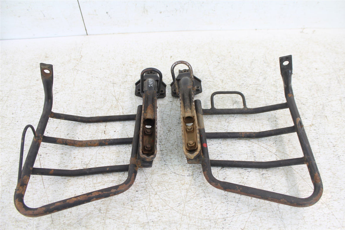 2005 Kawasaki Bayou 250 Foot Pegs Rests Set Heel Guards Frames