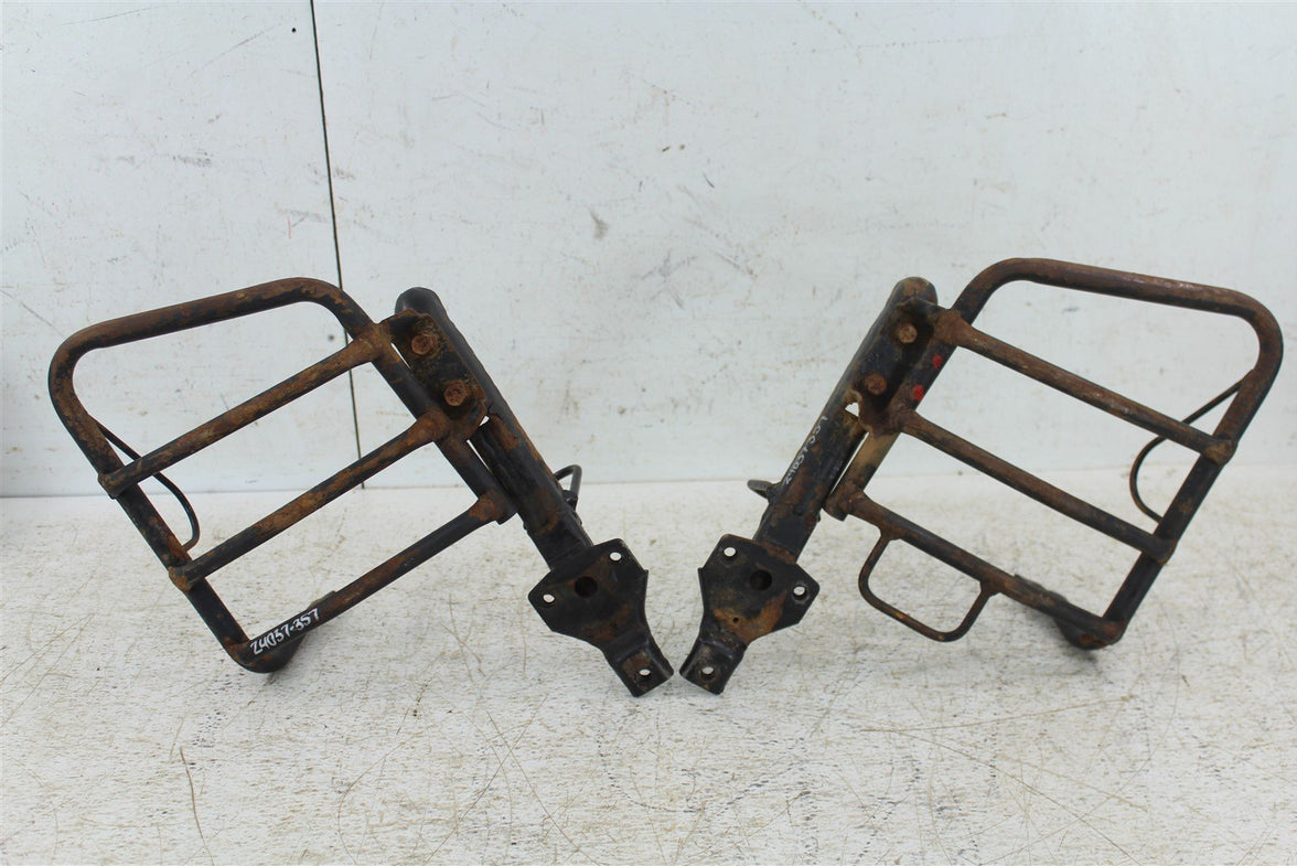 2005 Kawasaki Bayou 250 Foot Pegs Rests Set Heel Guards Frames